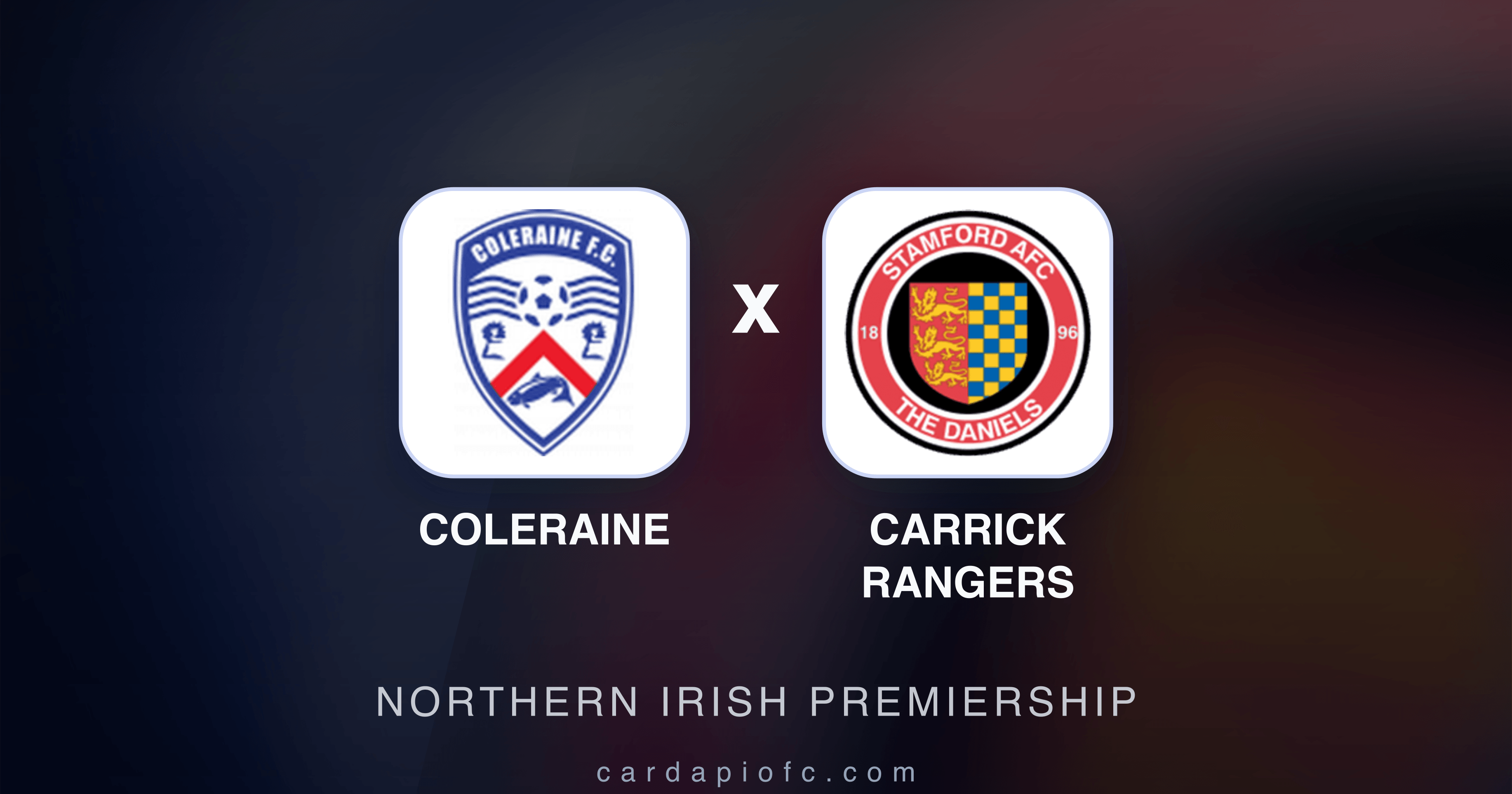 Image d’aperçu pour Coleraine vs Carrick Rangers (Northern Irish Premiership)