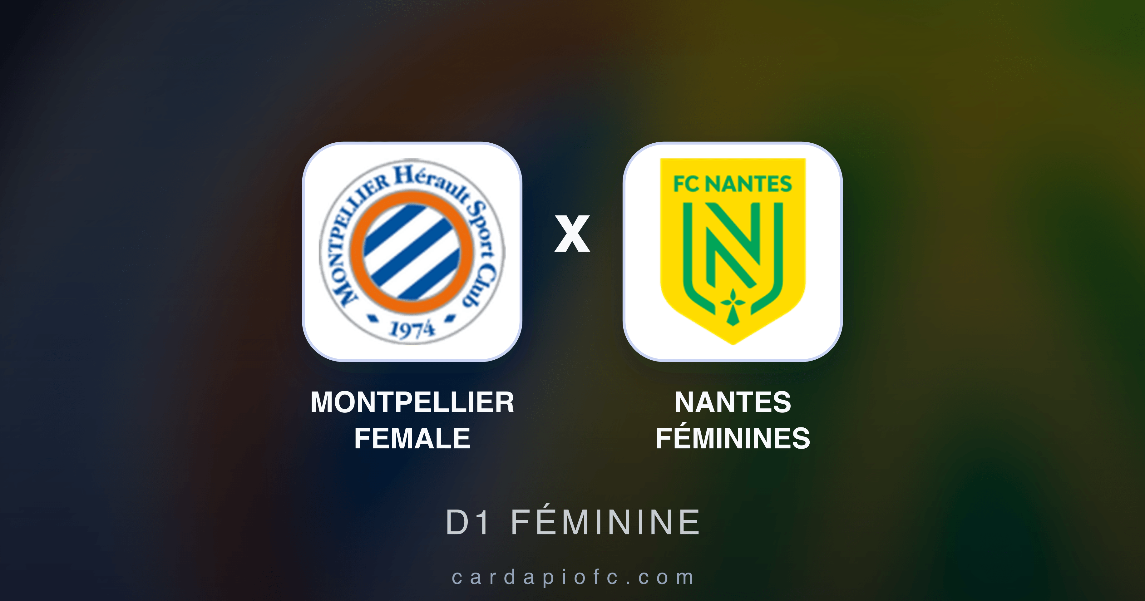 Image d’aperçu pour Montpellier Female vs Nantes Féminines (D1 Féminine)