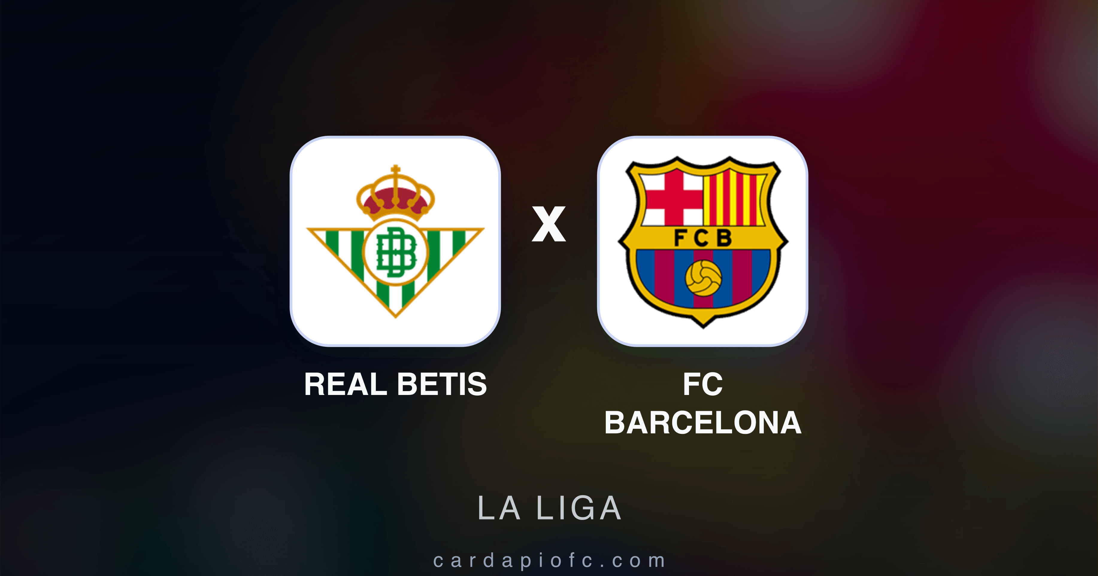 Image d’aperçu pour Real Betis vs FC Barcelona (La Liga)