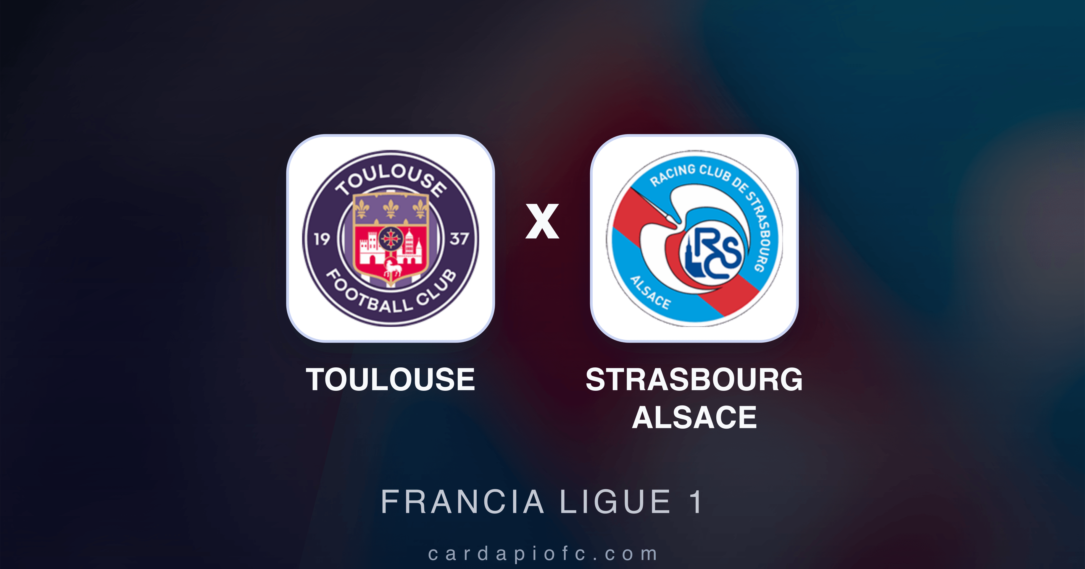 Image d’aperçu pour Toulouse vs Strasbourg Alsace (Francia Ligue 1)