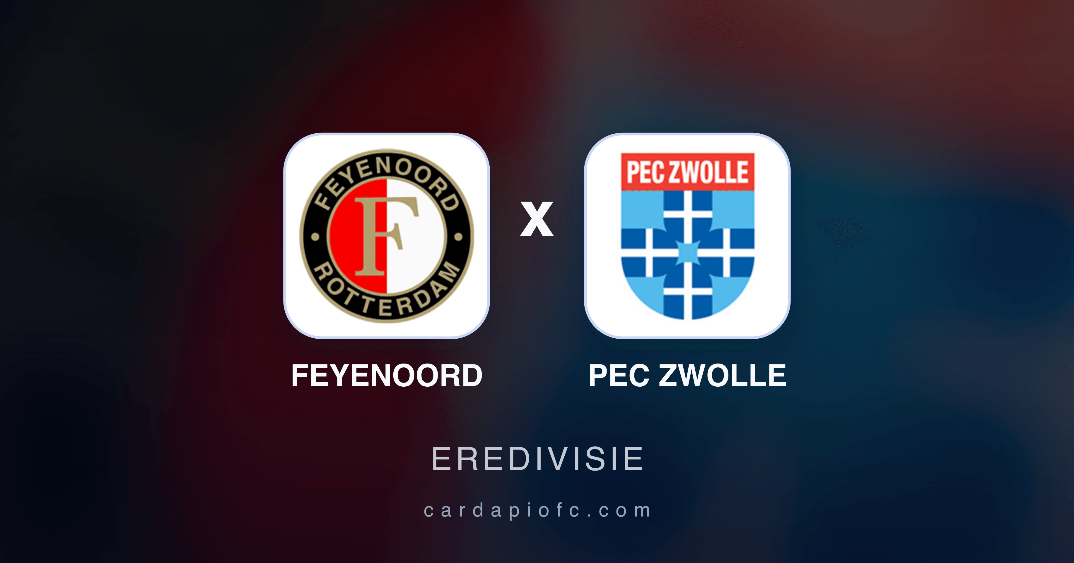 Image d’aperçu pour Feyenoord vs PEC Zwolle (Eredivisie)