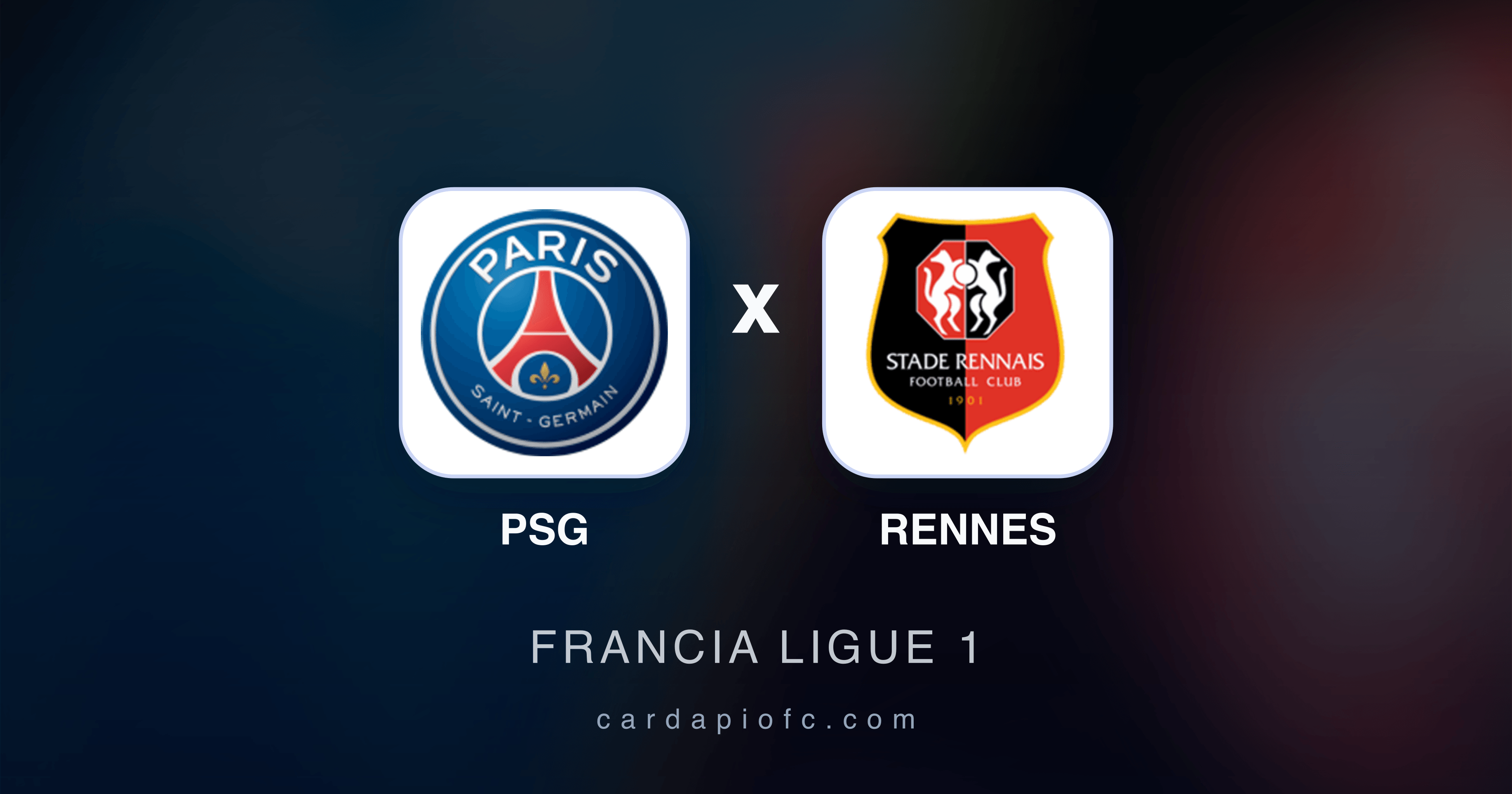 Image d’aperçu pour PSG vs Rennes (Francia Ligue 1)