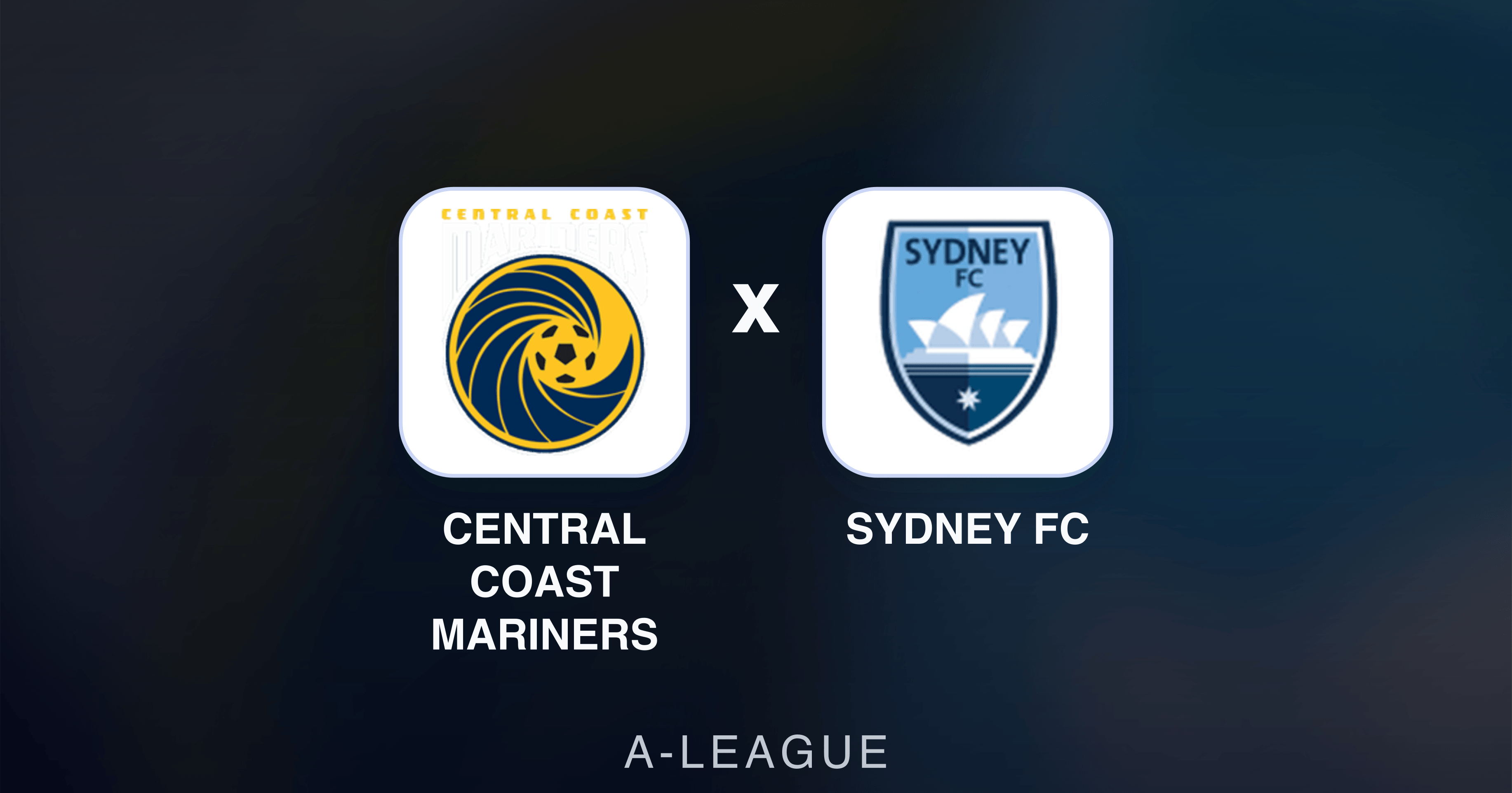 Image d’aperçu pour Central Coast Mariners vs Sydney FC (A-League)