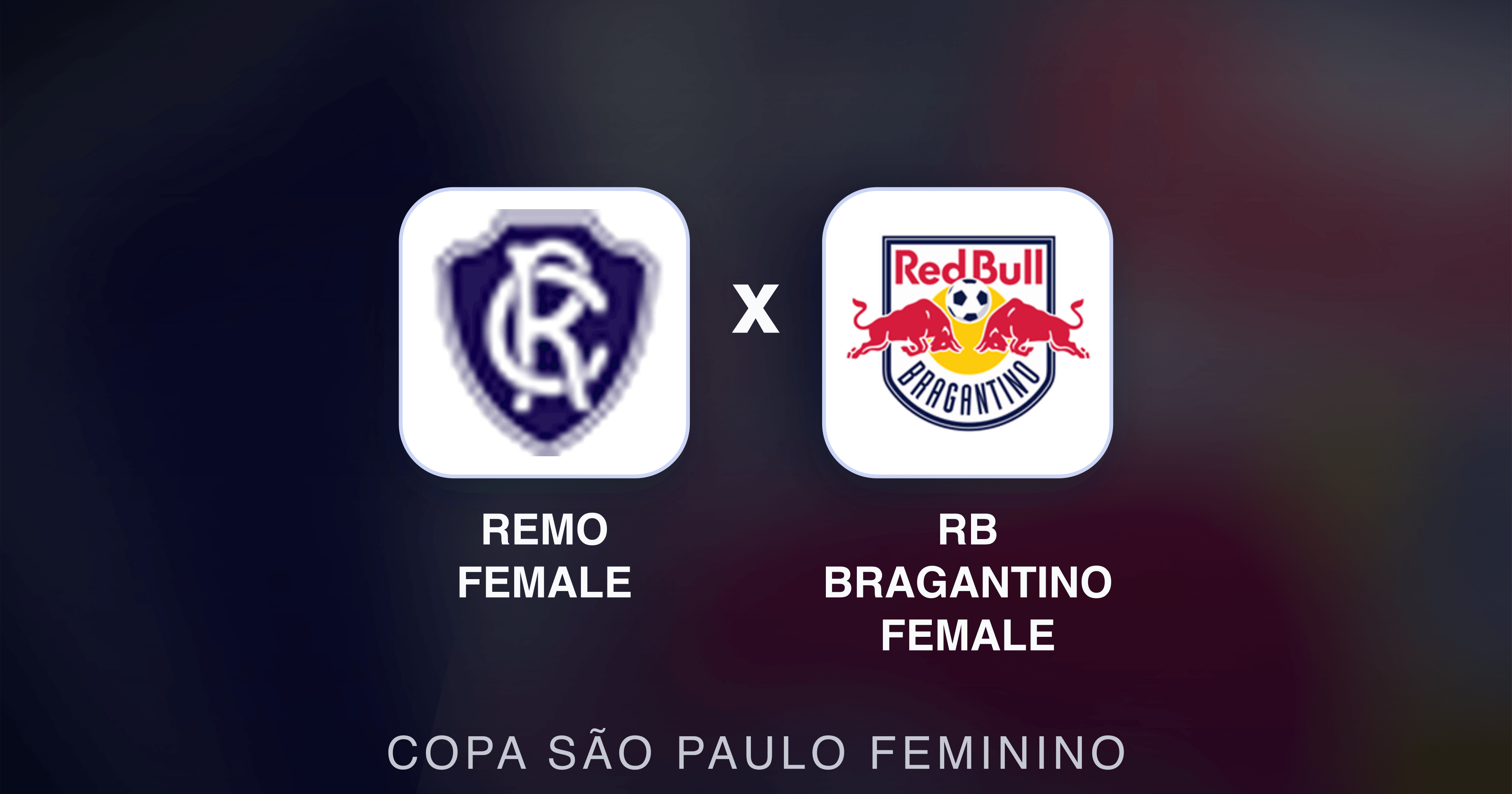 Image d’aperçu pour Remo Female vs RB Bragantino Female (Copa São Paulo Feminino)