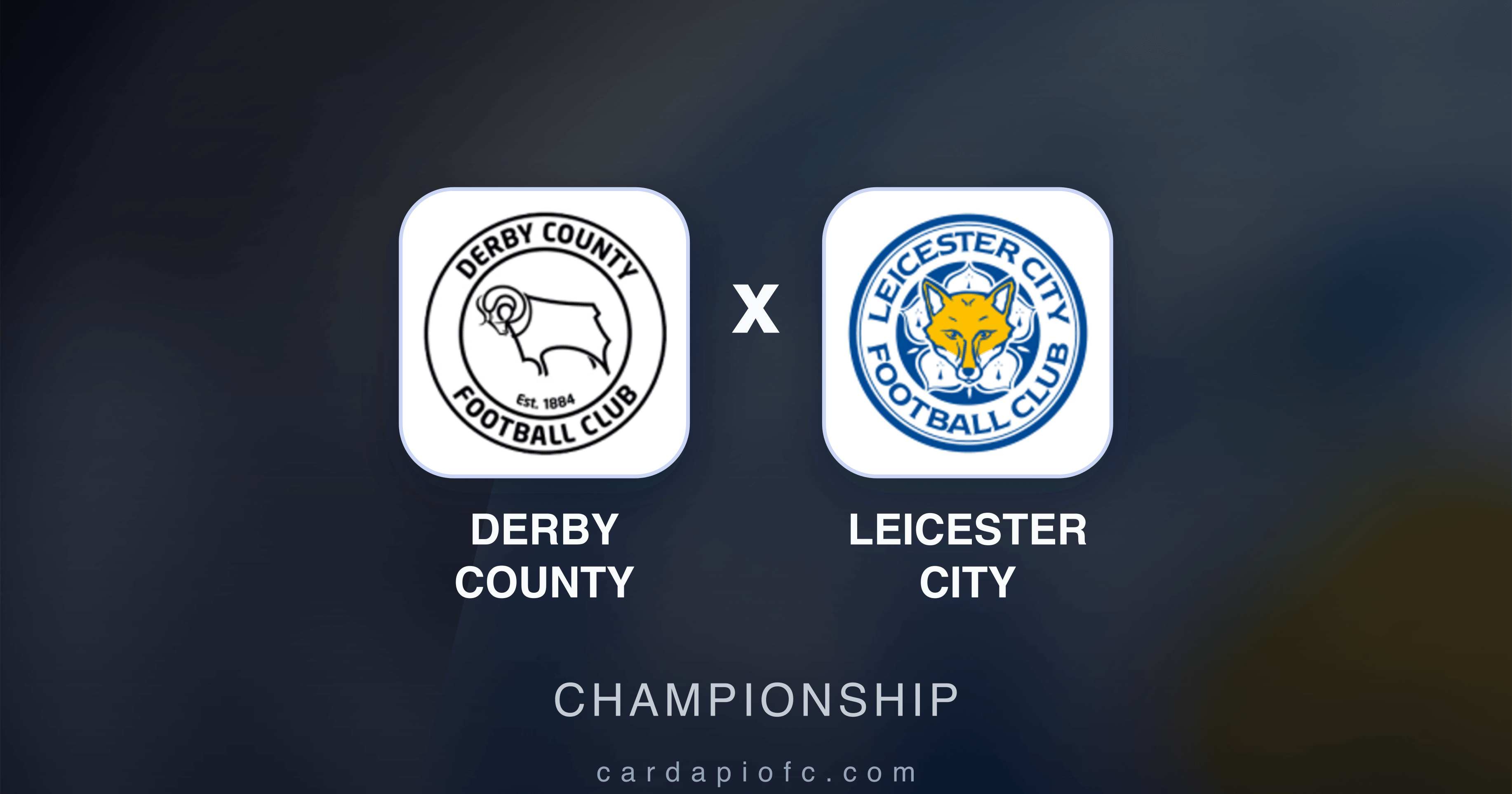 Image d’aperçu pour Derby County vs Leicester City (Championship)