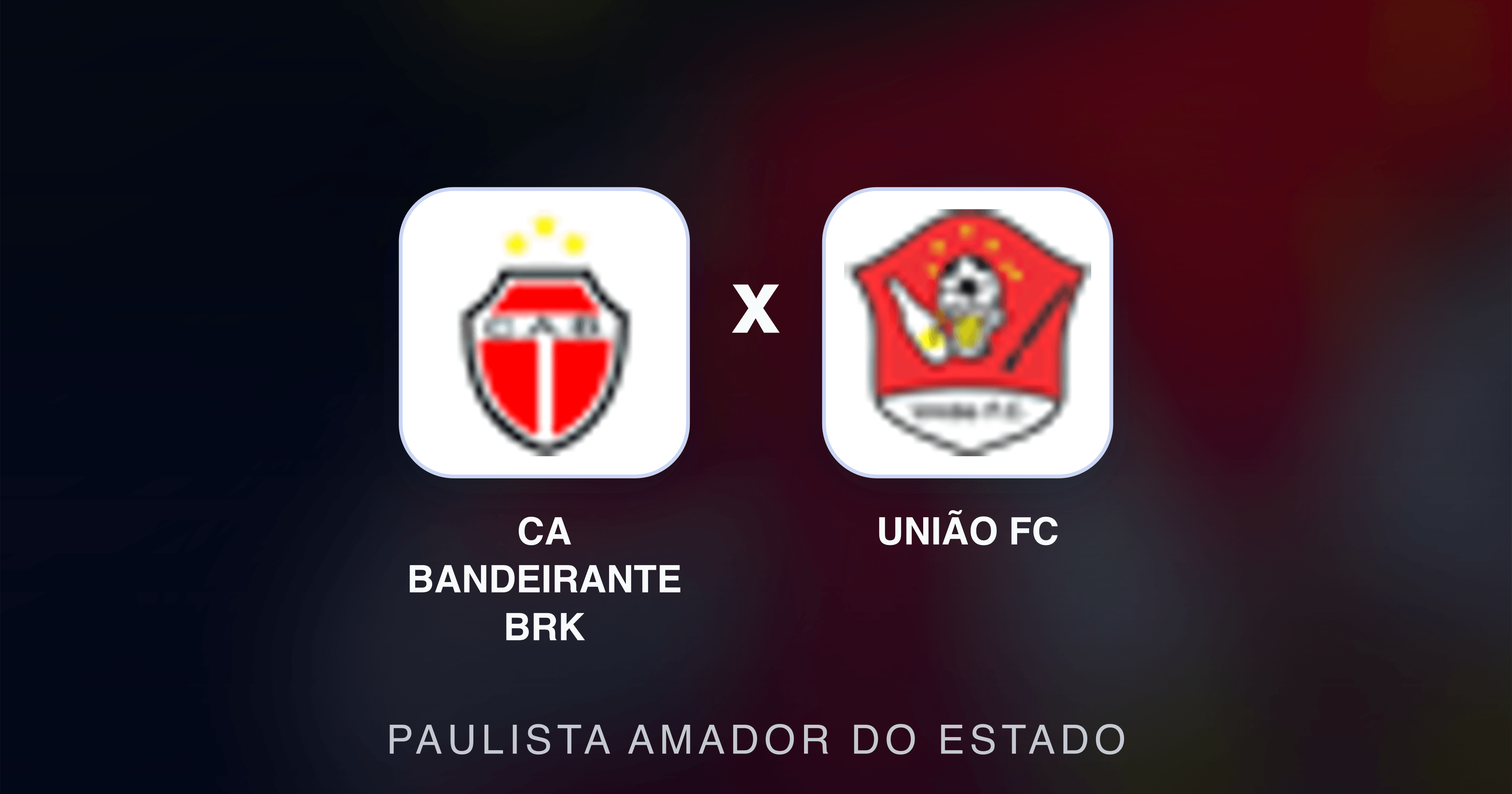 Image d’aperçu pour CA Bandeirante BRK vs União FC (Paulista Amador do Estado)