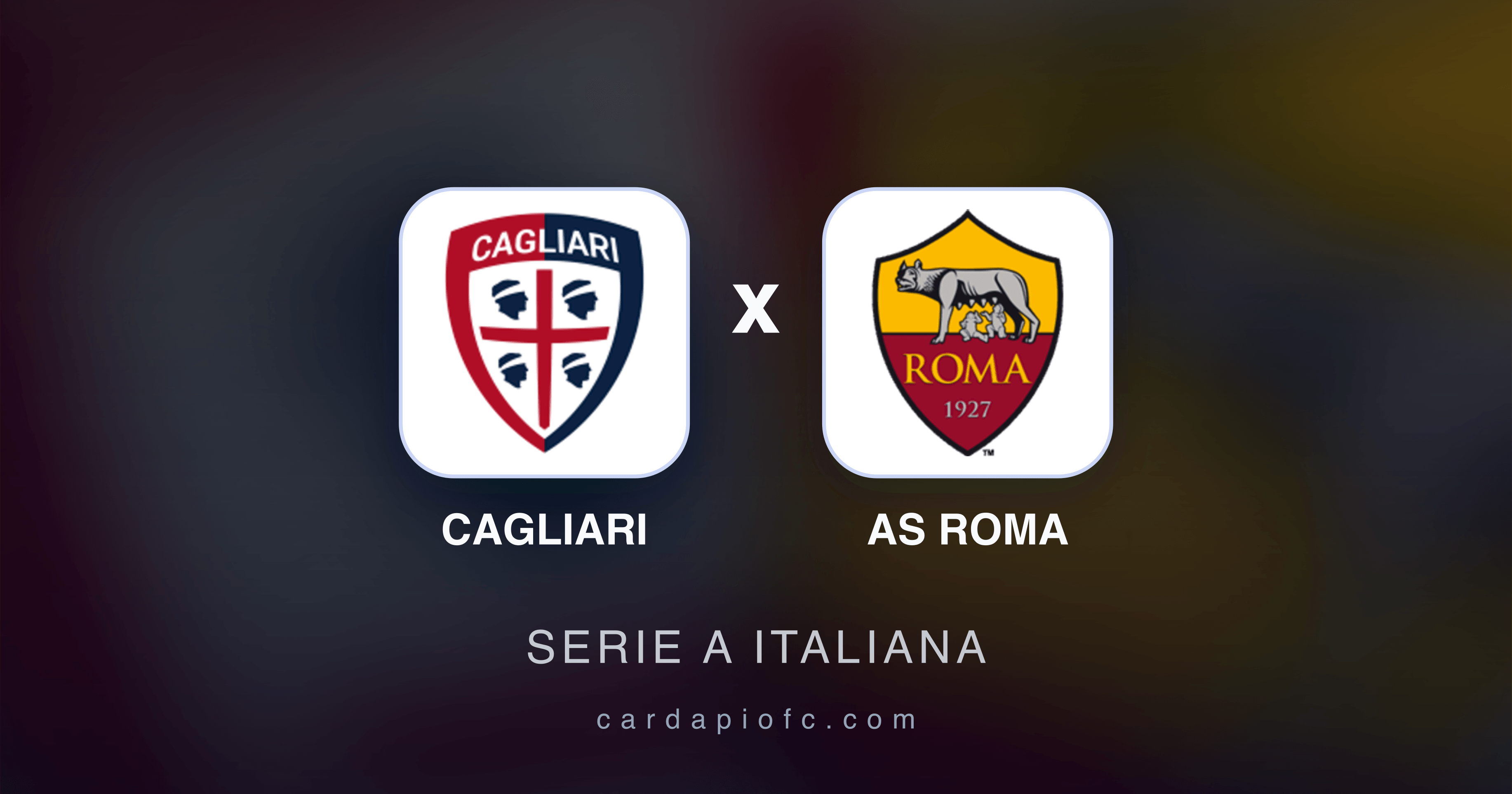 Image d’aperçu pour Cagliari vs AS Roma (Serie A Italiana)