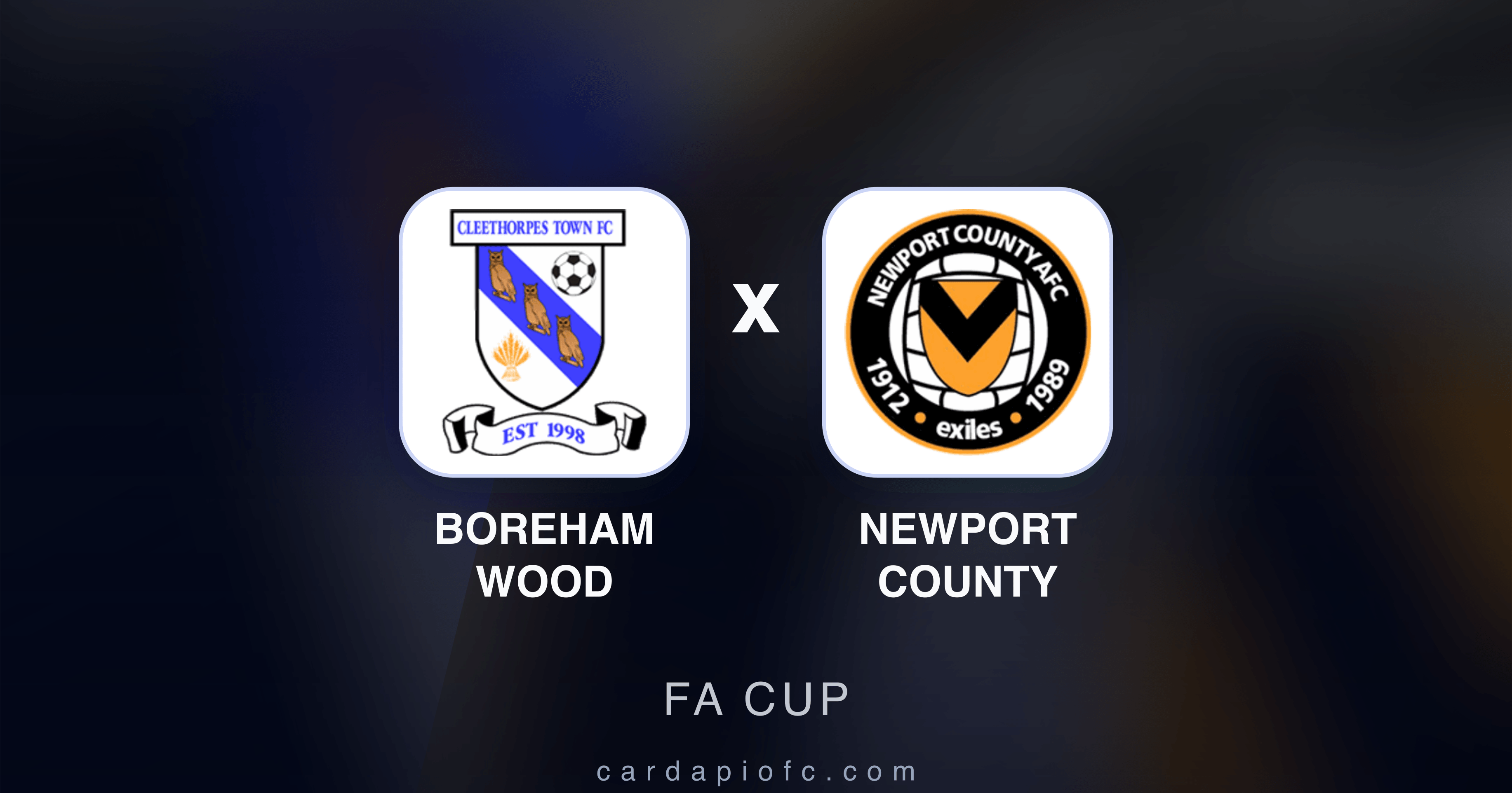 Image d’aperçu pour Boreham Wood vs Newport County (FA Cup)