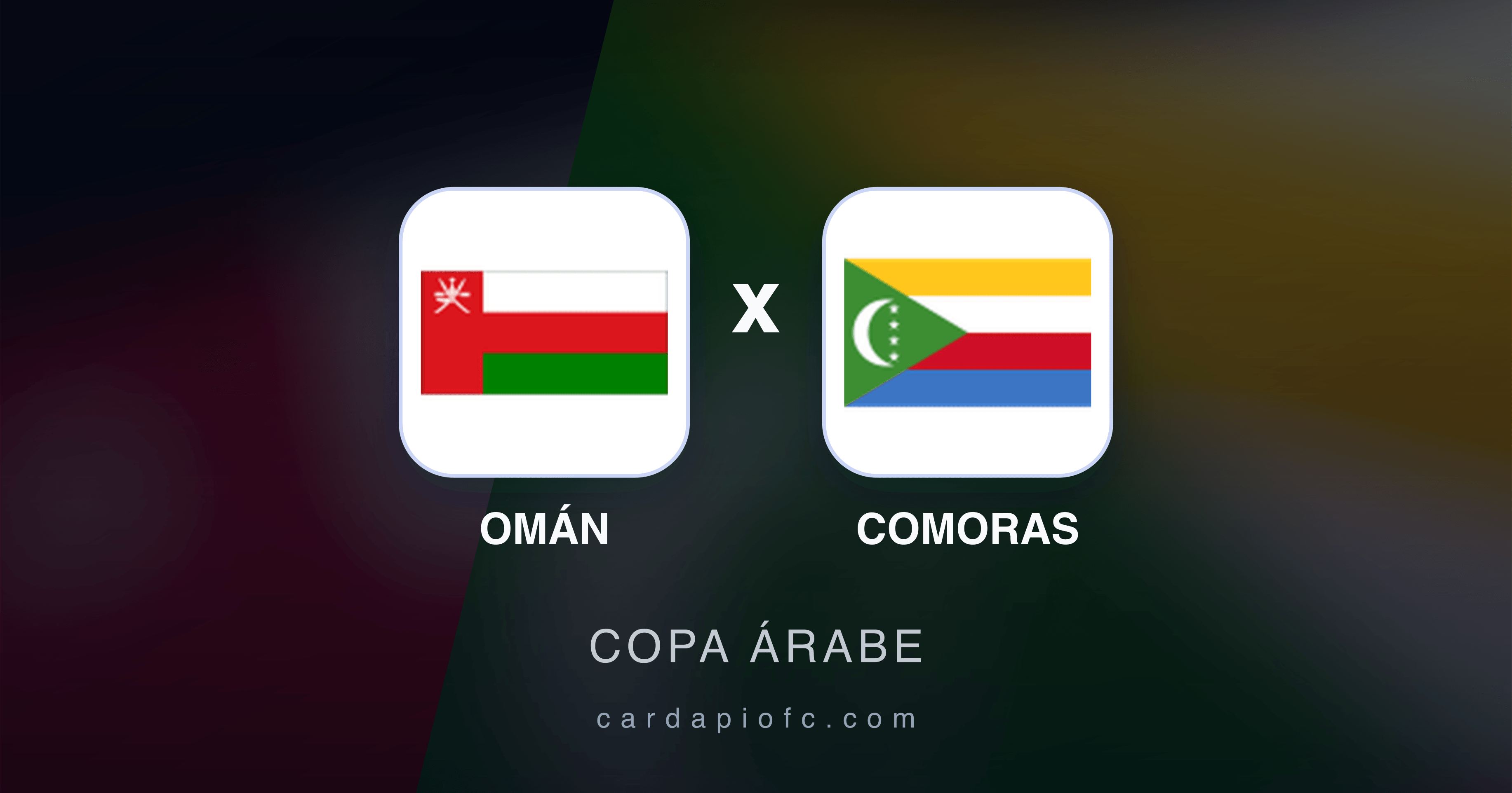 Image d’aperçu pour Omán vs COMORAS (Copa Árabe)