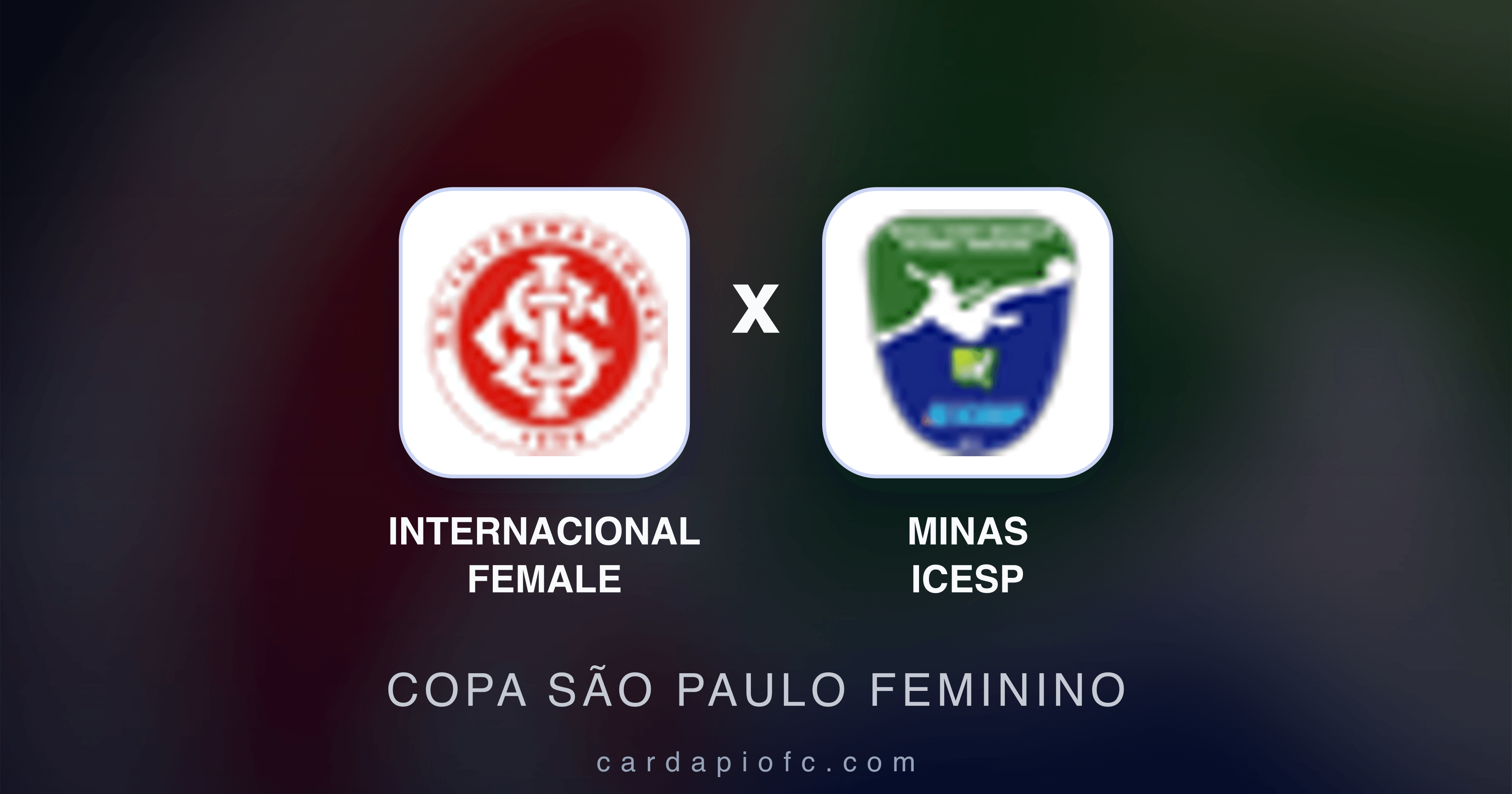 Image d’aperçu pour internacional Female vs Minas Icesp (Copa São Paulo Feminino)