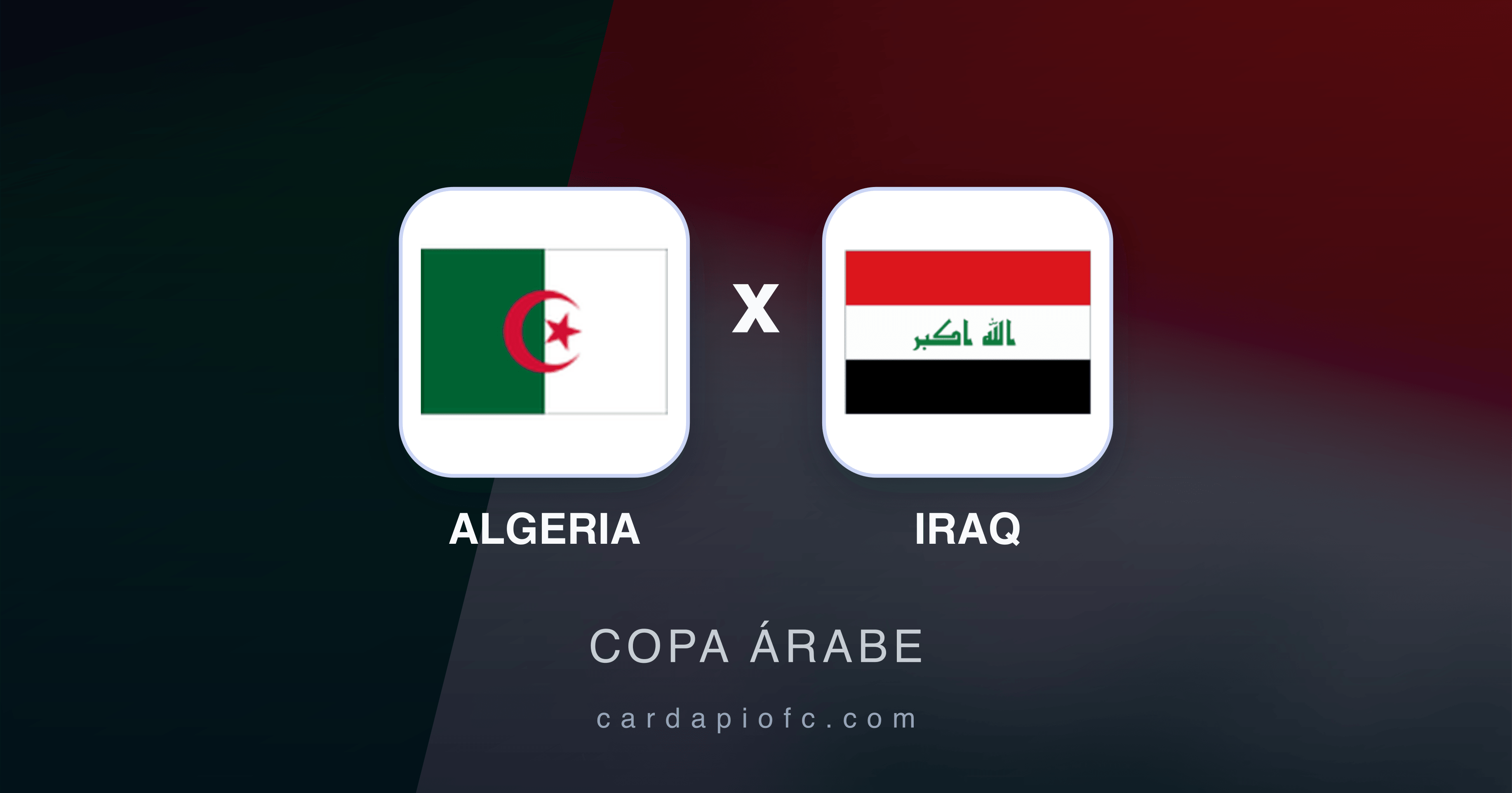 Image d’aperçu pour Algeria vs Iraq (Copa Árabe)