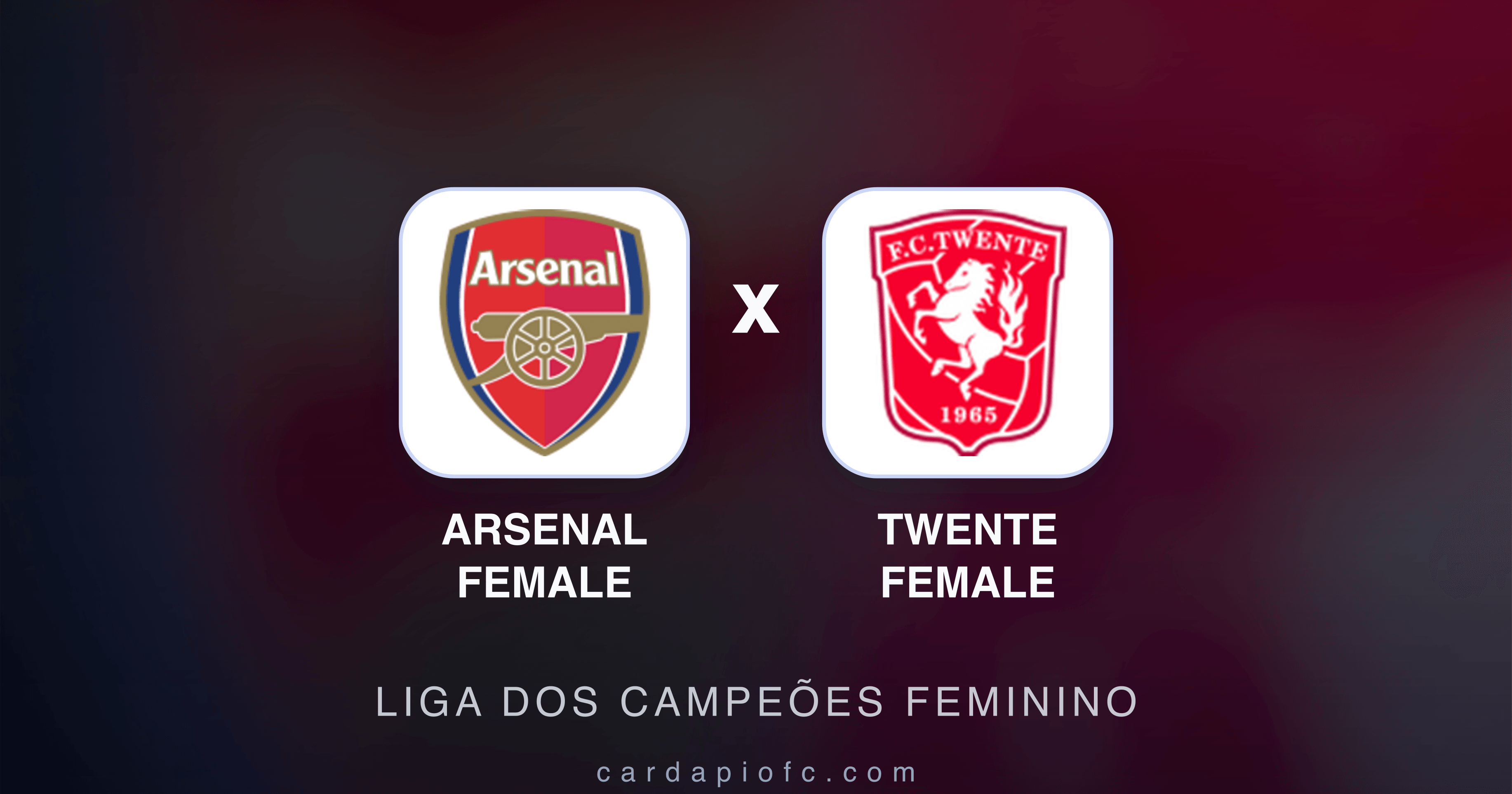 Image d’aperçu pour Arsenal Female vs Twente Female (Liga dos Campeões Feminino)