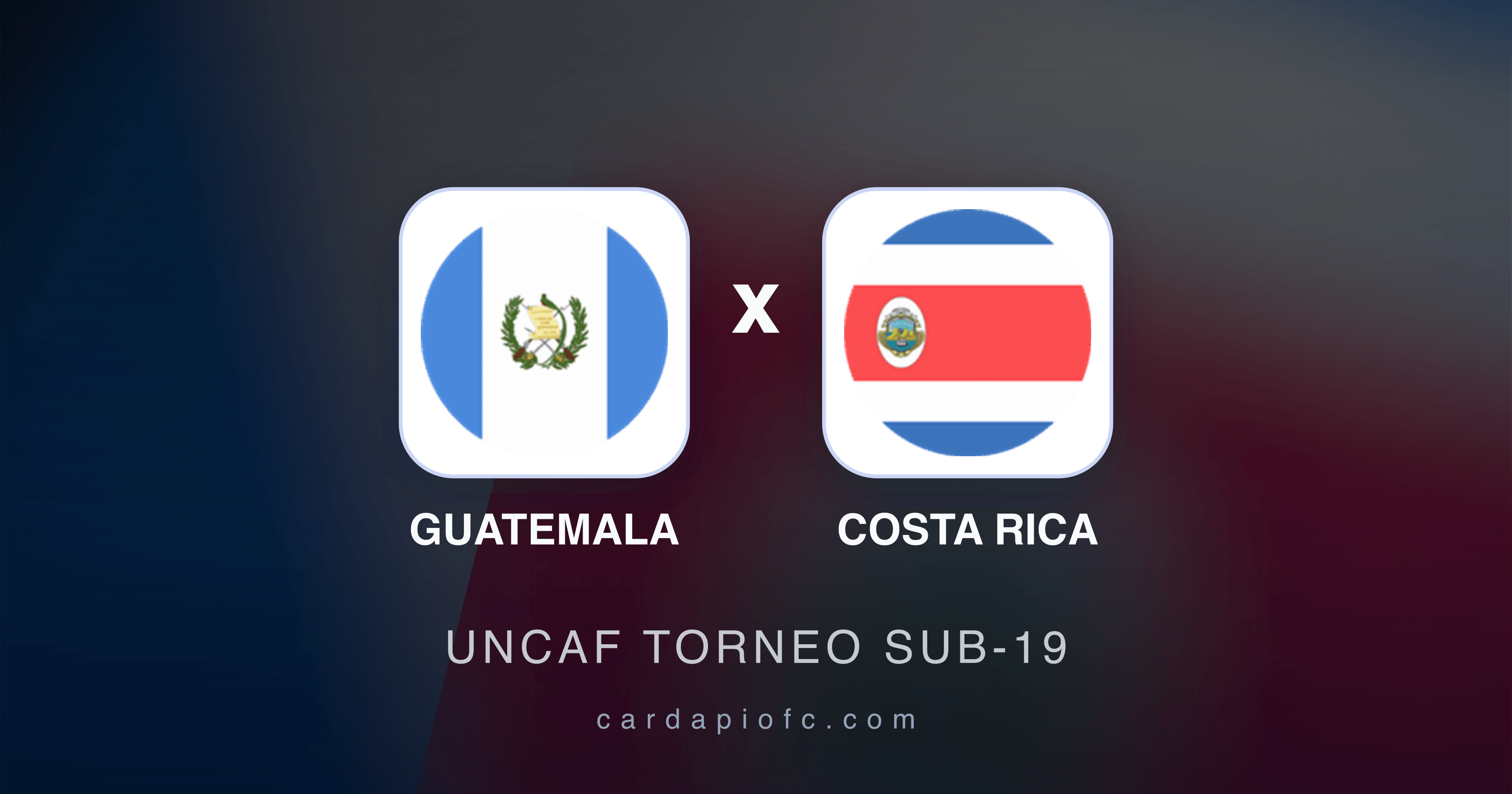 Image d’aperçu pour Guatemala vs Costa Rica (UNCAF Torneo Sub-19)