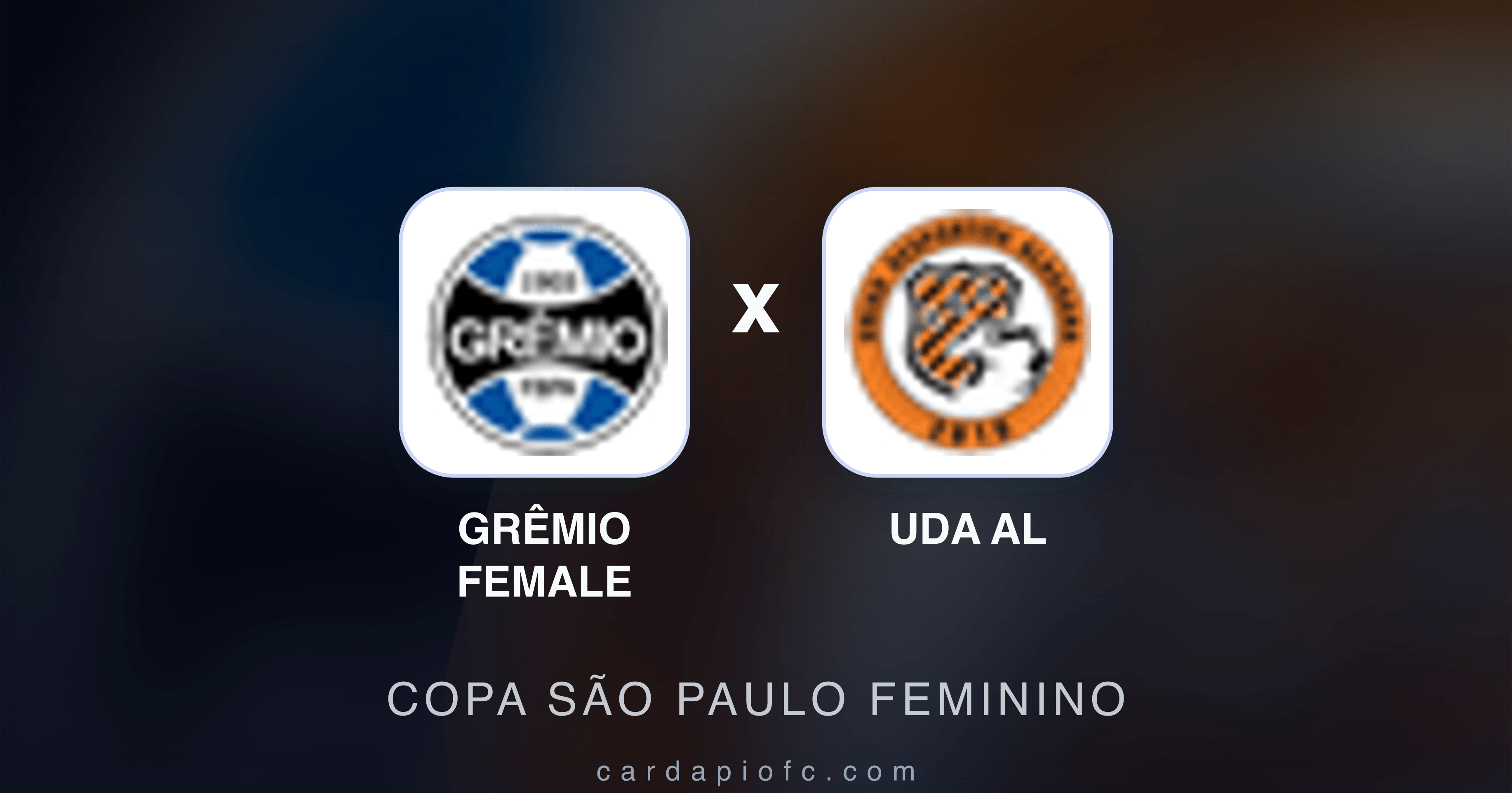 Image d’aperçu pour Grêmio Female vs Uda AL (Copa São Paulo Feminino)