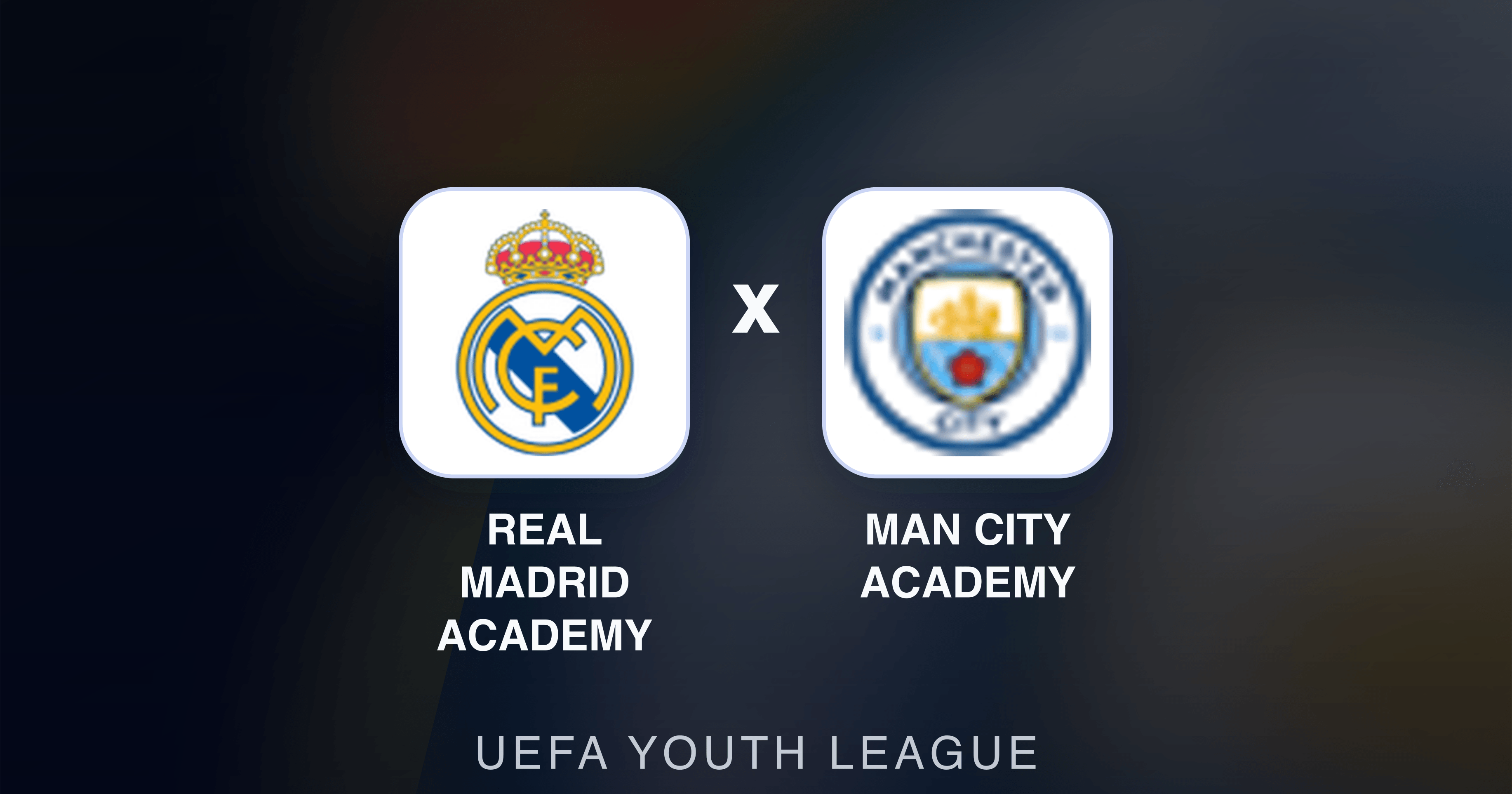 Image d’aperçu pour Real Madrid Academy vs Man City Academy (UEFA Youth League)