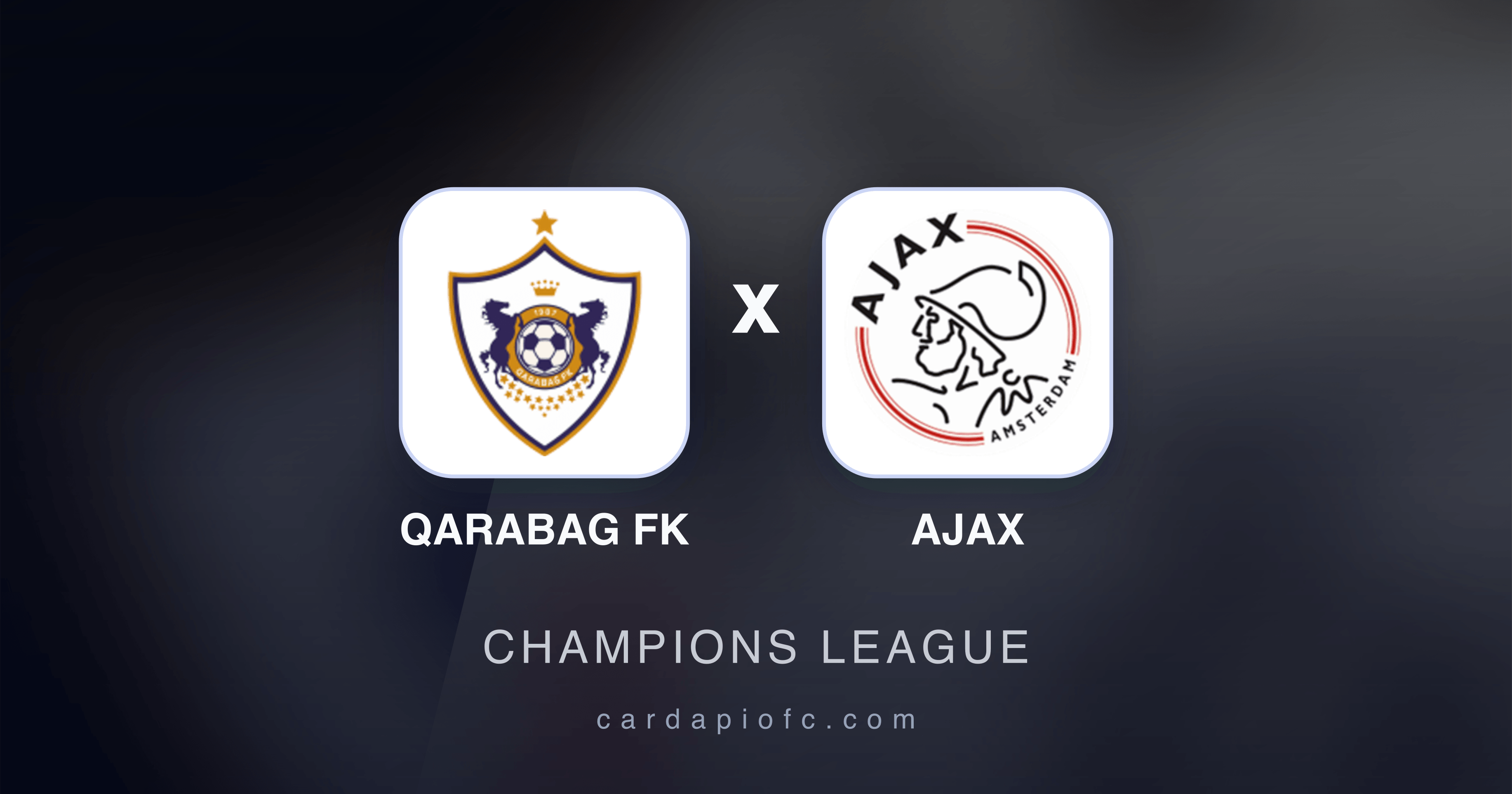 Image d’aperçu pour Qarabag FK vs Ajax (Champions League)