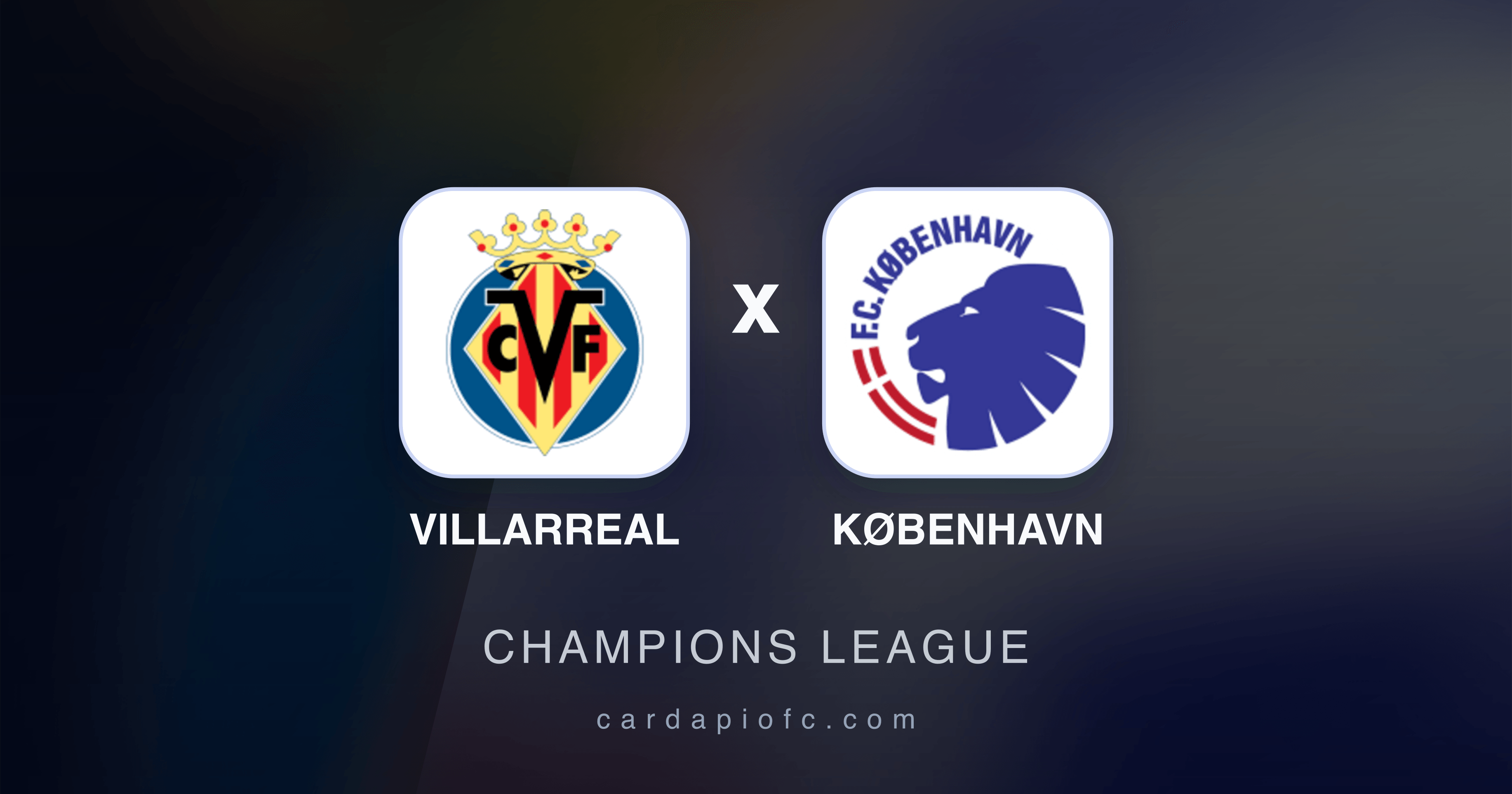 Image d’aperçu pour Villarreal vs København (Champions League)