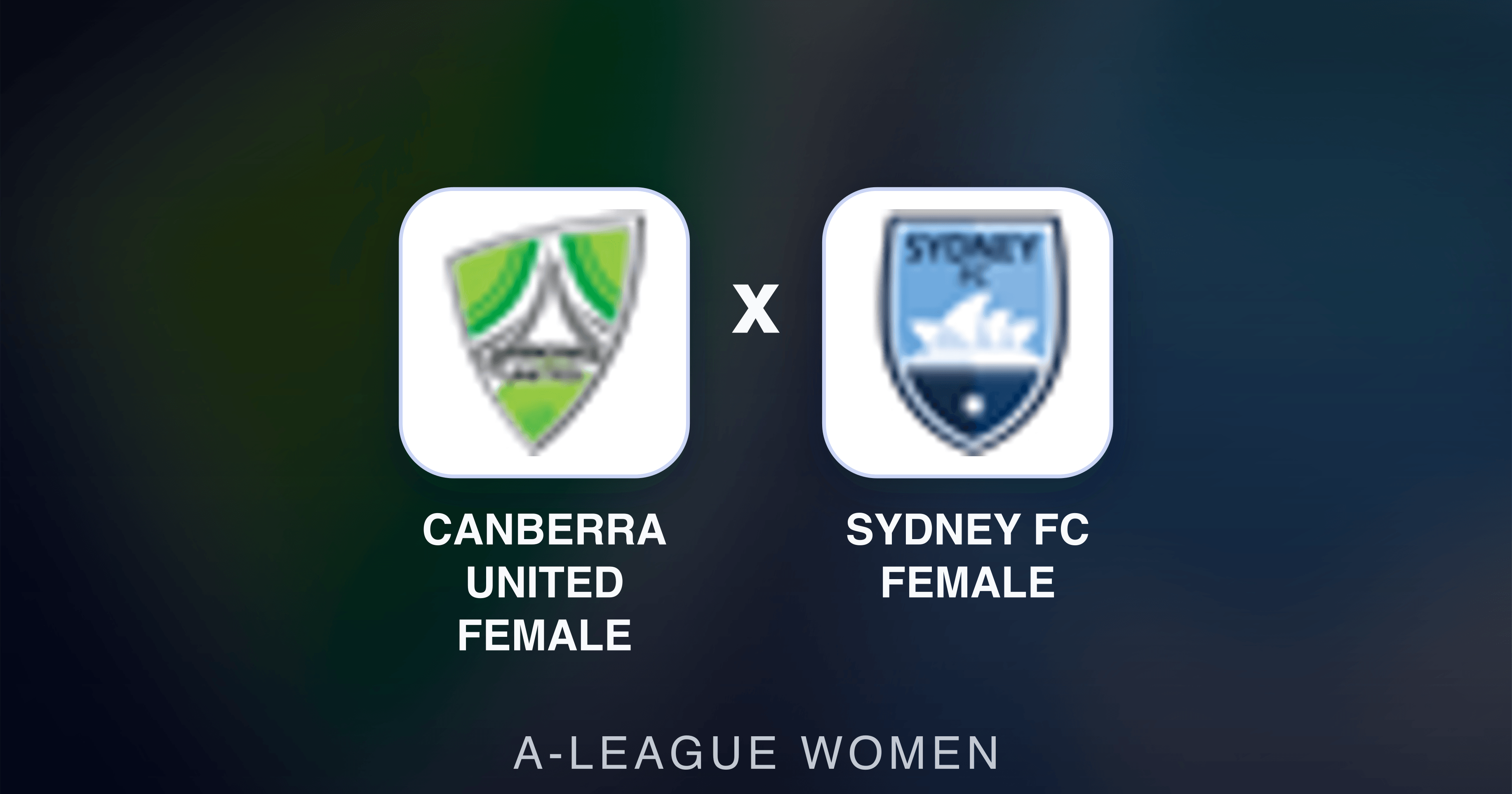 Image d’aperçu pour Canberra United Female vs Sydney FC Female (A-League Women)