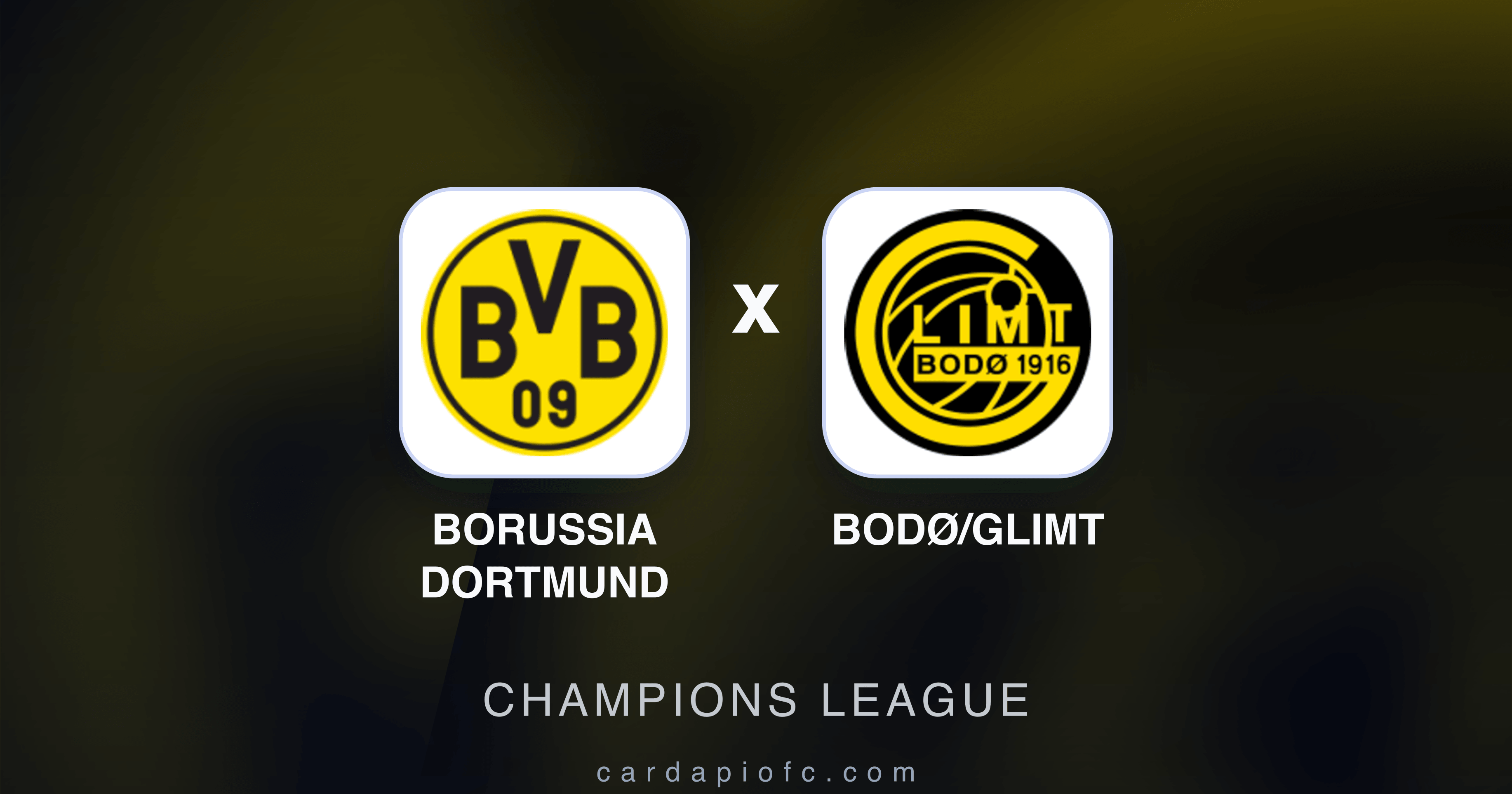 Image d’aperçu pour Borussia Dortmund vs Bodø/Glimt (Champions League)