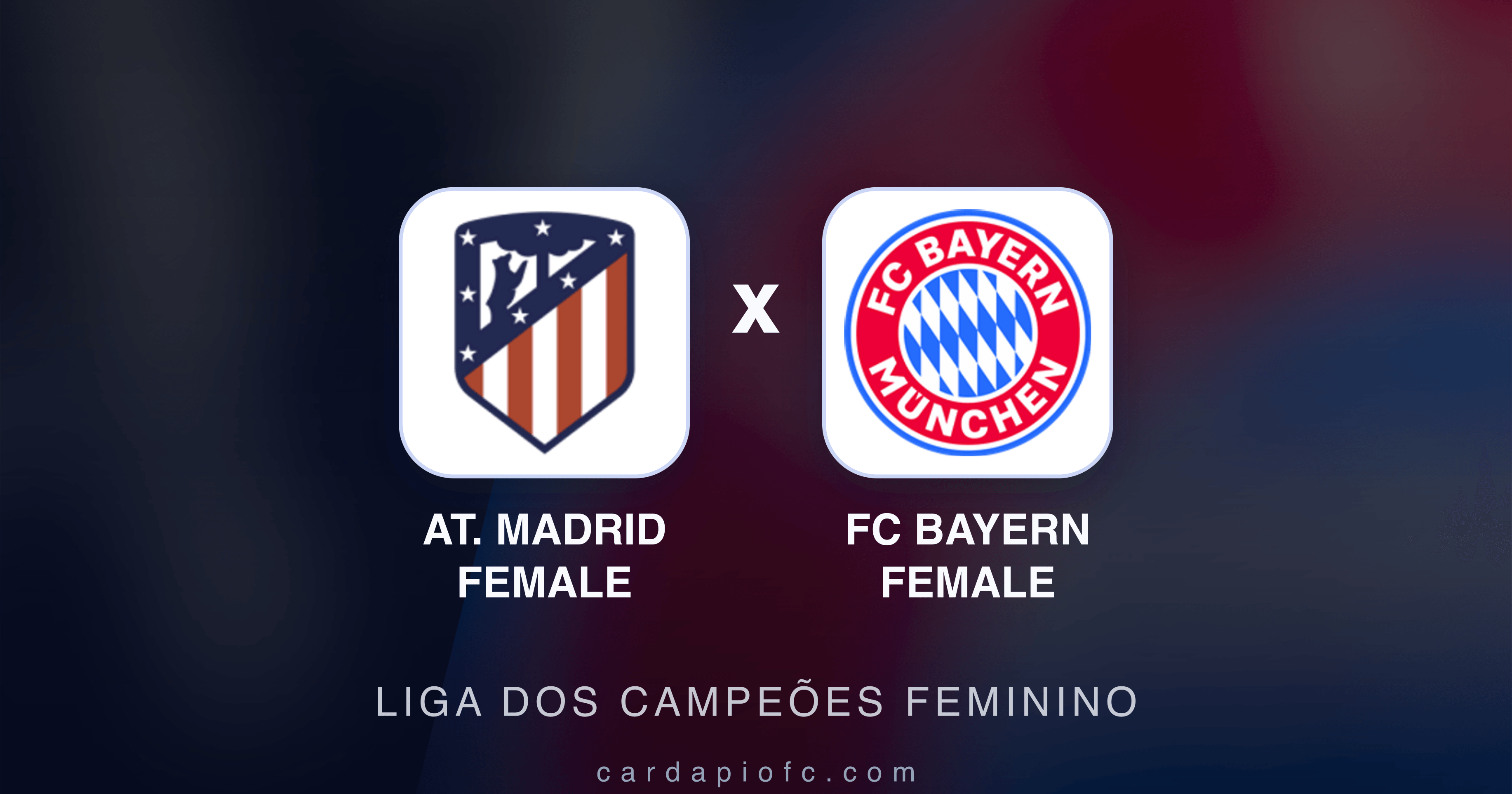 Image d’aperçu pour At. Madrid Female vs FC Bayern Female (Liga dos Campeões Feminino)