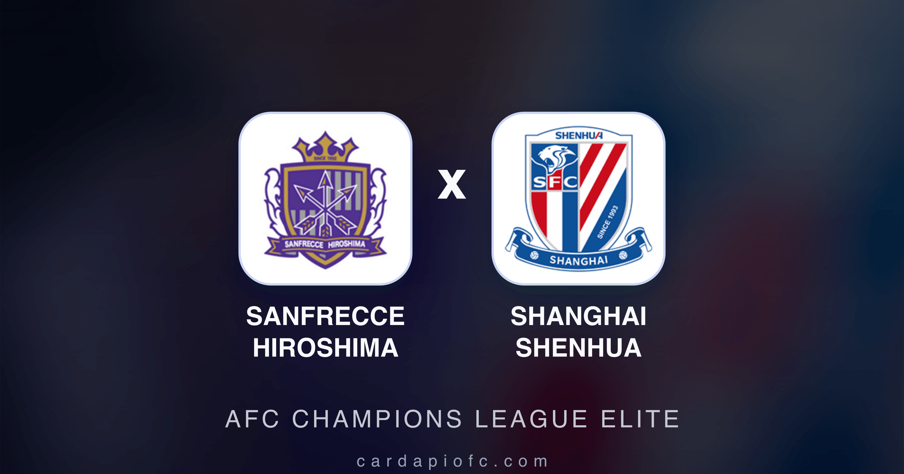 Image d’aperçu pour Sanfrecce Hiroshima vs Shanghai Shenhua (AFC Champions League Elite)