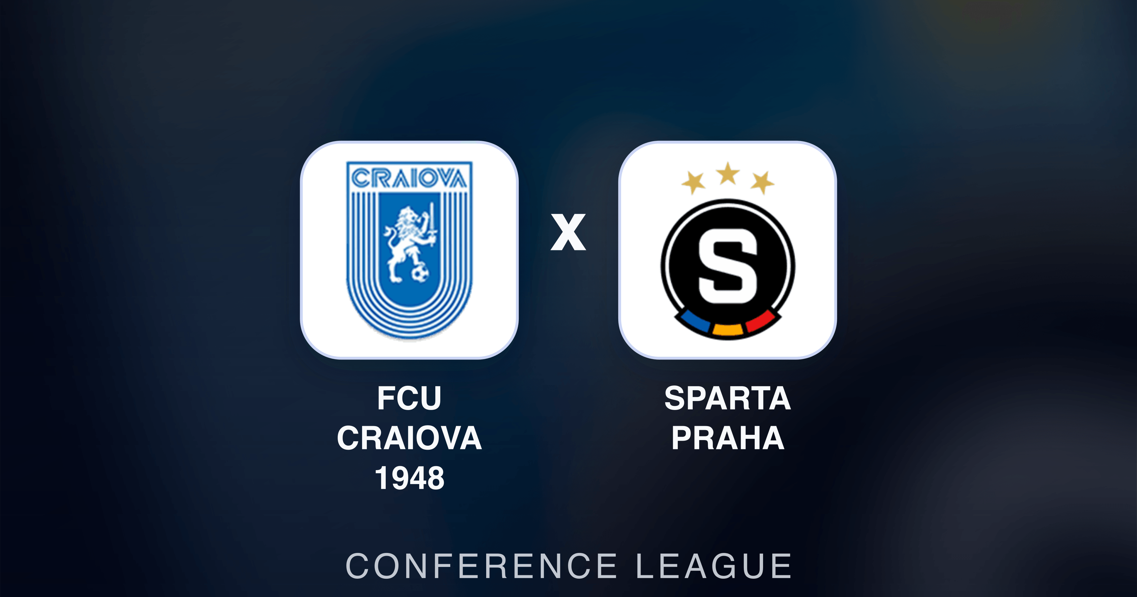 Image d’aperçu pour FCU Craiova 1948 vs Sparta Praha (Conference League)