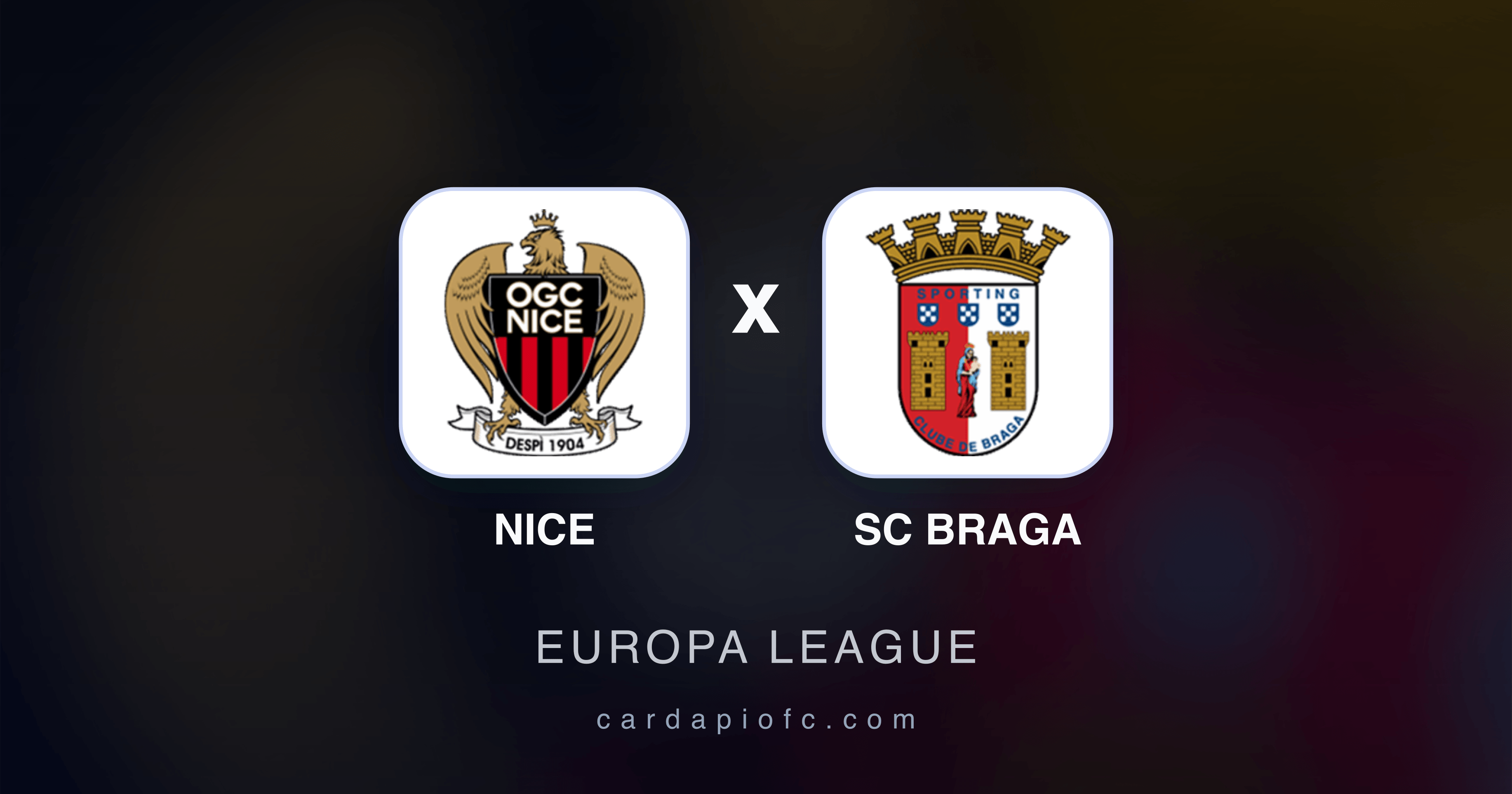 Image d’aperçu pour Nice vs SC Braga (Europa League)