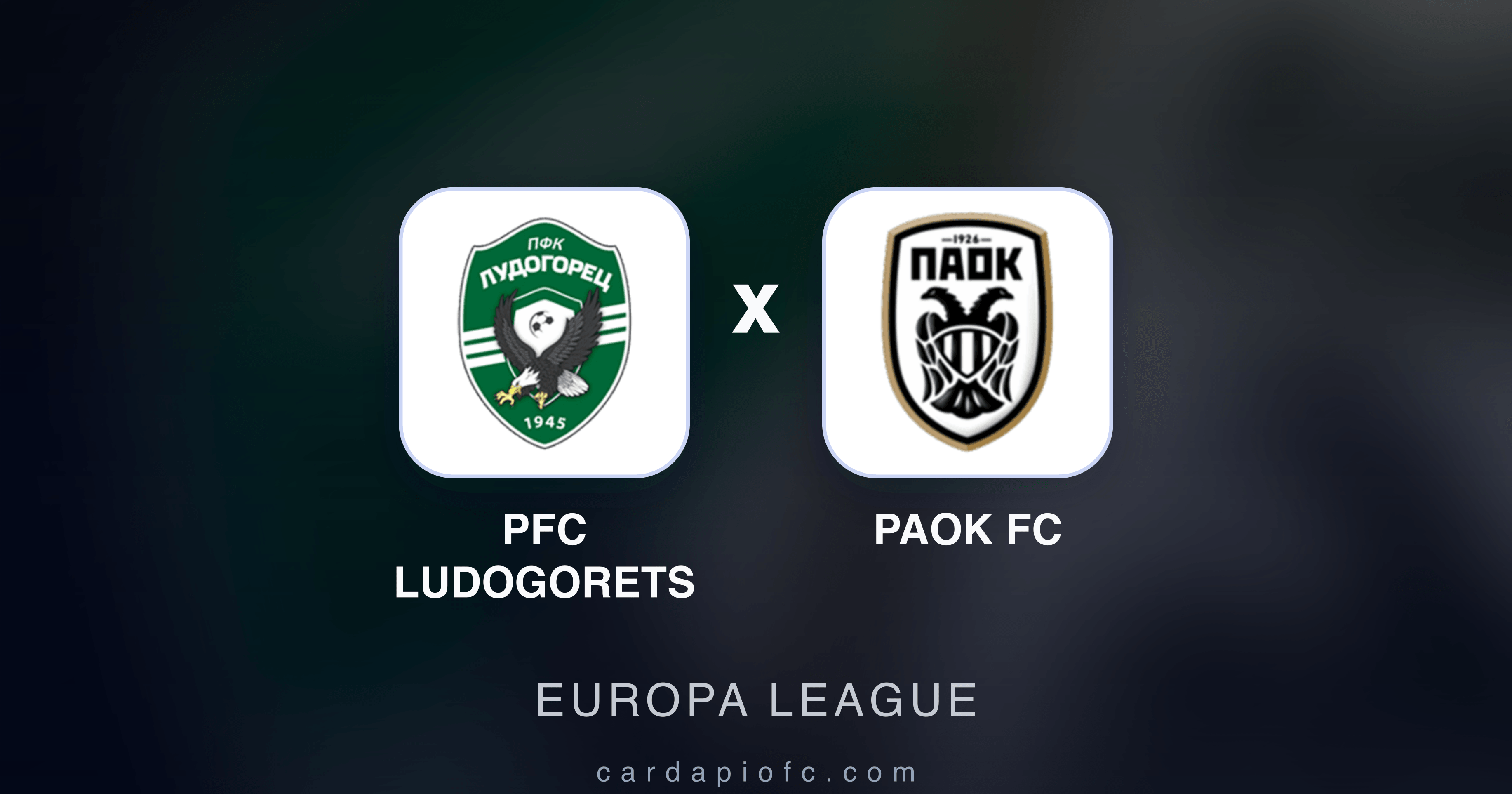 Image d’aperçu pour PFC Ludogorets vs PAOK FC (Europa League)