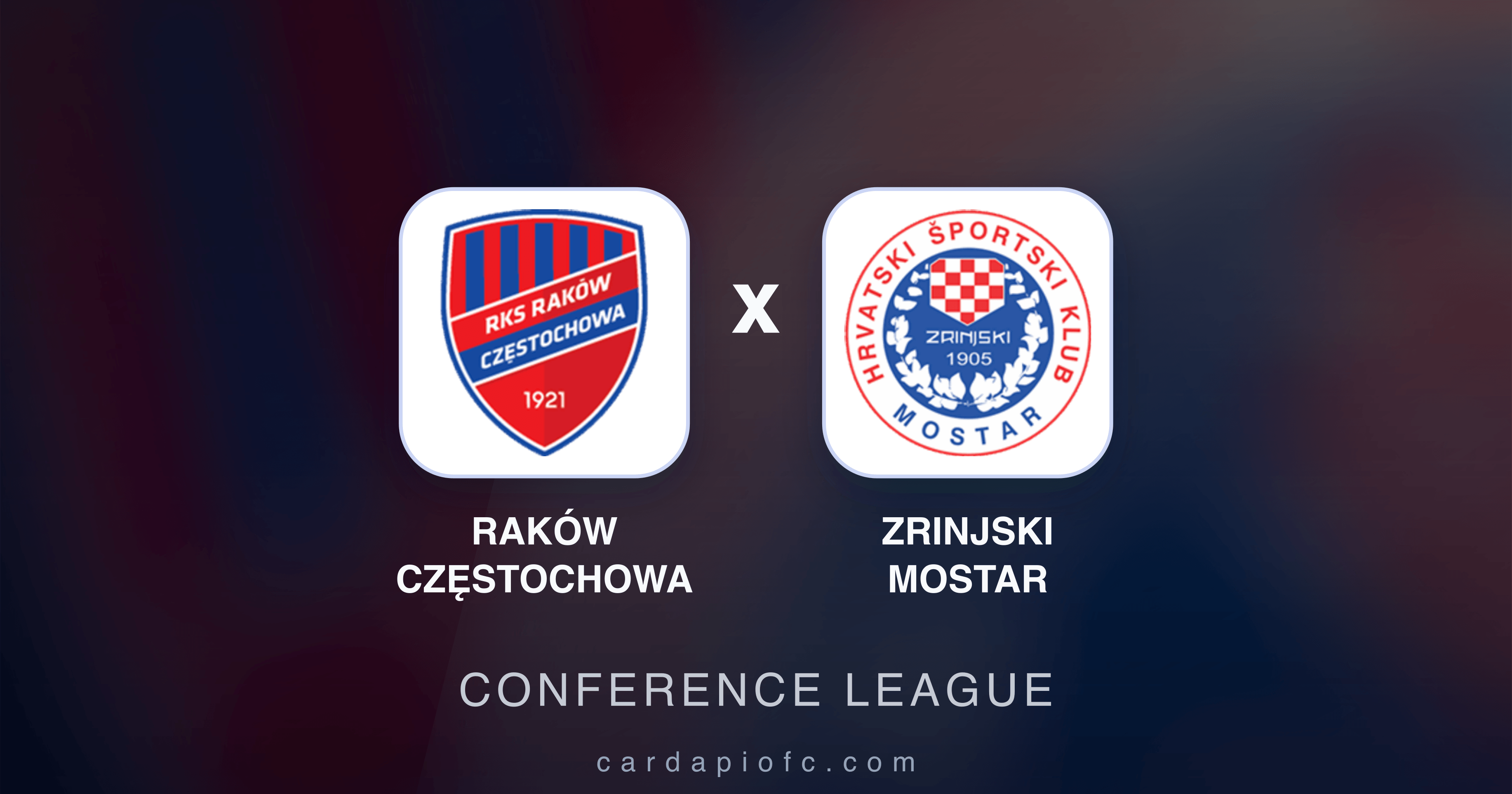 Image d’aperçu pour Raków Częstochowa vs Zrinjski Mostar (Conference League)