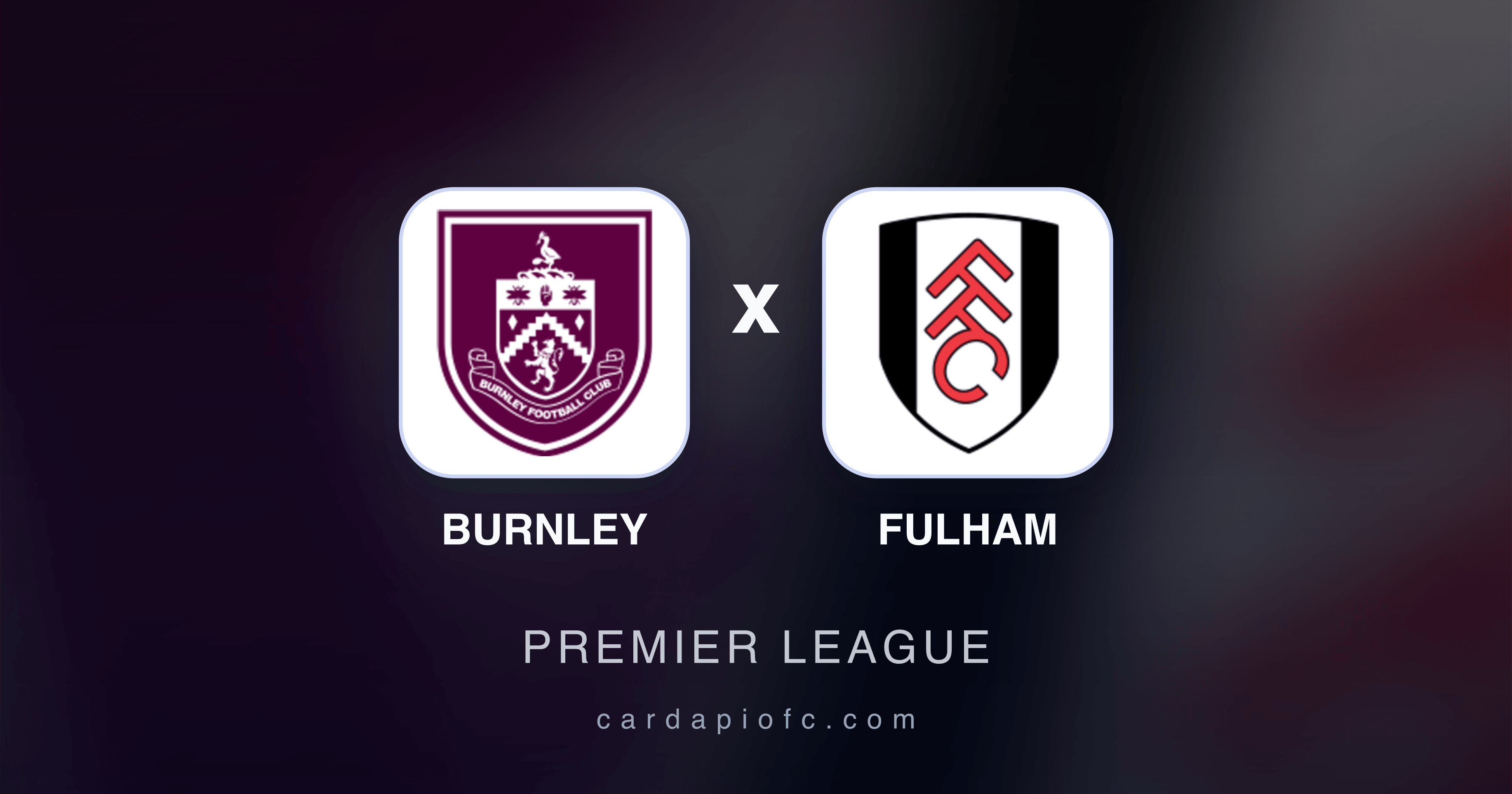 Image d’aperçu pour Burnley vs Fulham (Premier League)