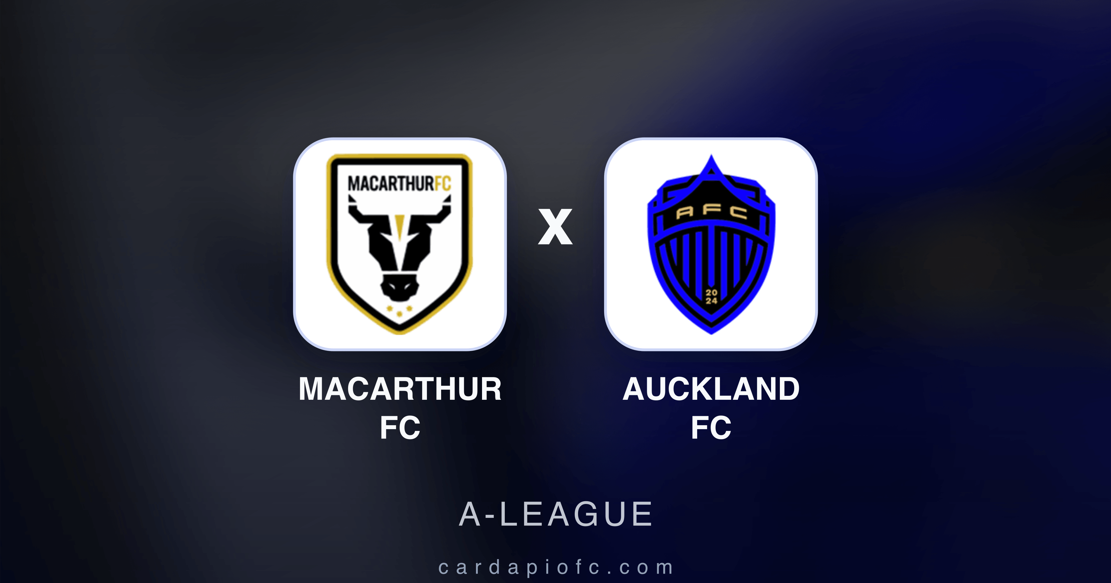 Prévia da transmissão de Macarthur FC x Auckland FC (A-League)