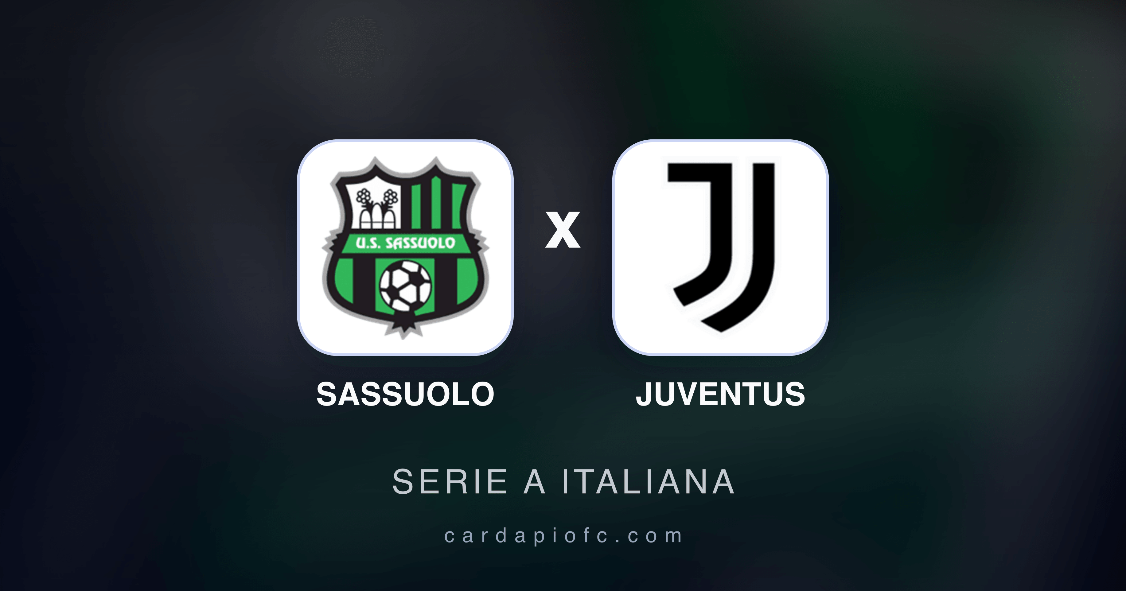 Prévia da transmissão de Sassuolo x Juventus (Serie A Italiana)