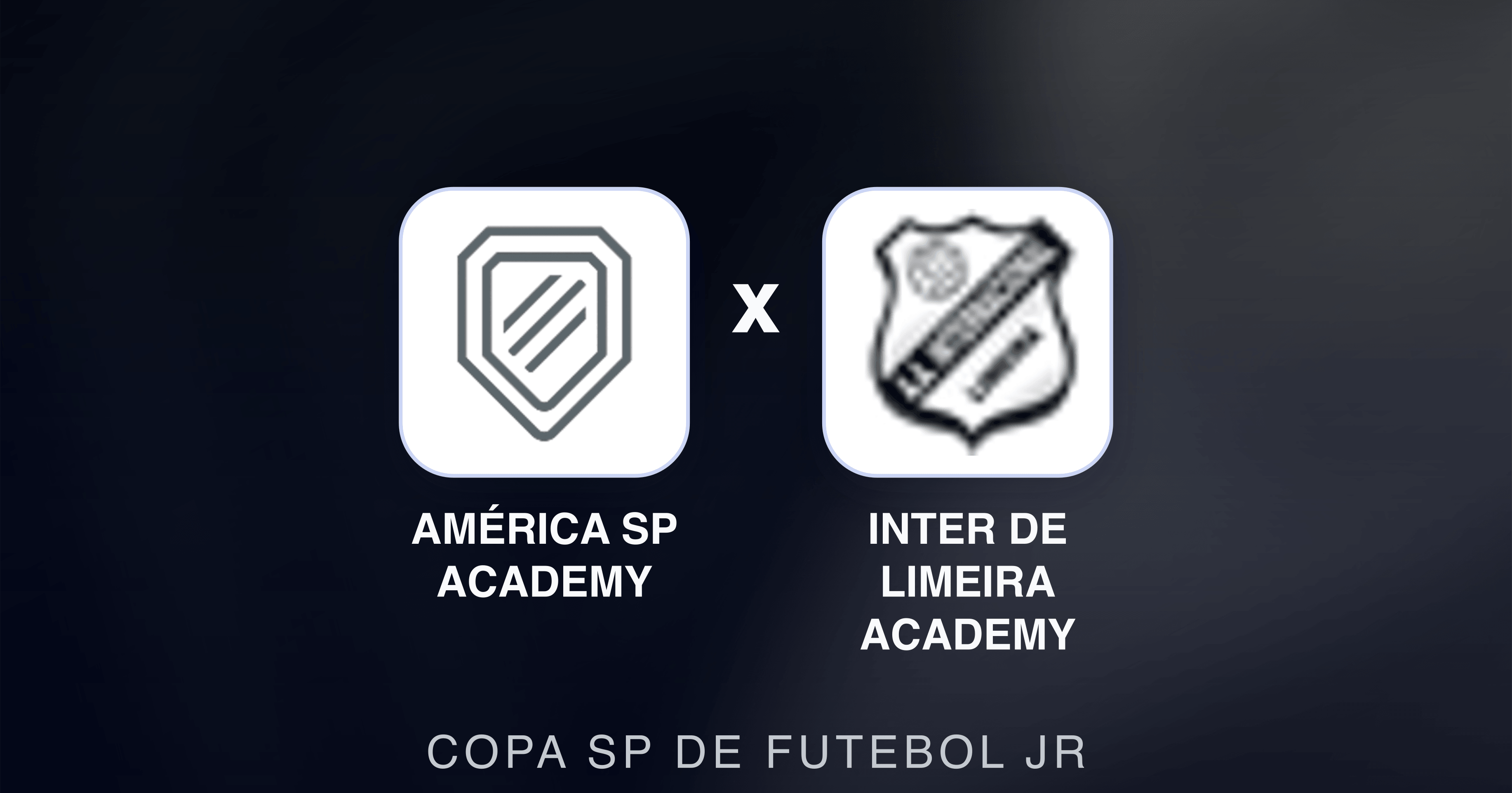 Prévia da transmissão de América SP Academy x Inter de Limeira Academy (Copa SP de Futebol JR)