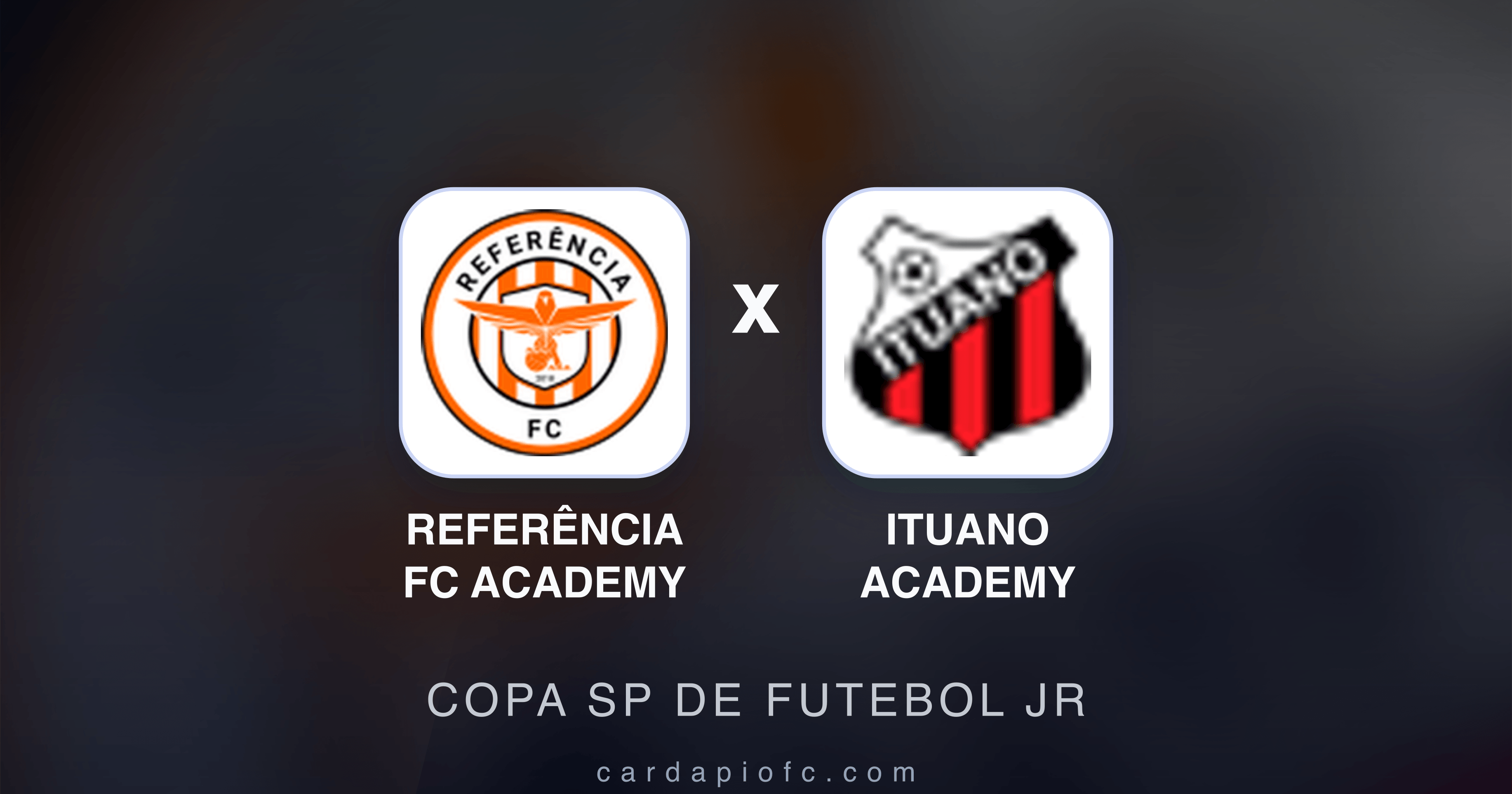 Prévia da transmissão de Referência FC Academy x Ituano Academy (Copa SP de Futebol JR)