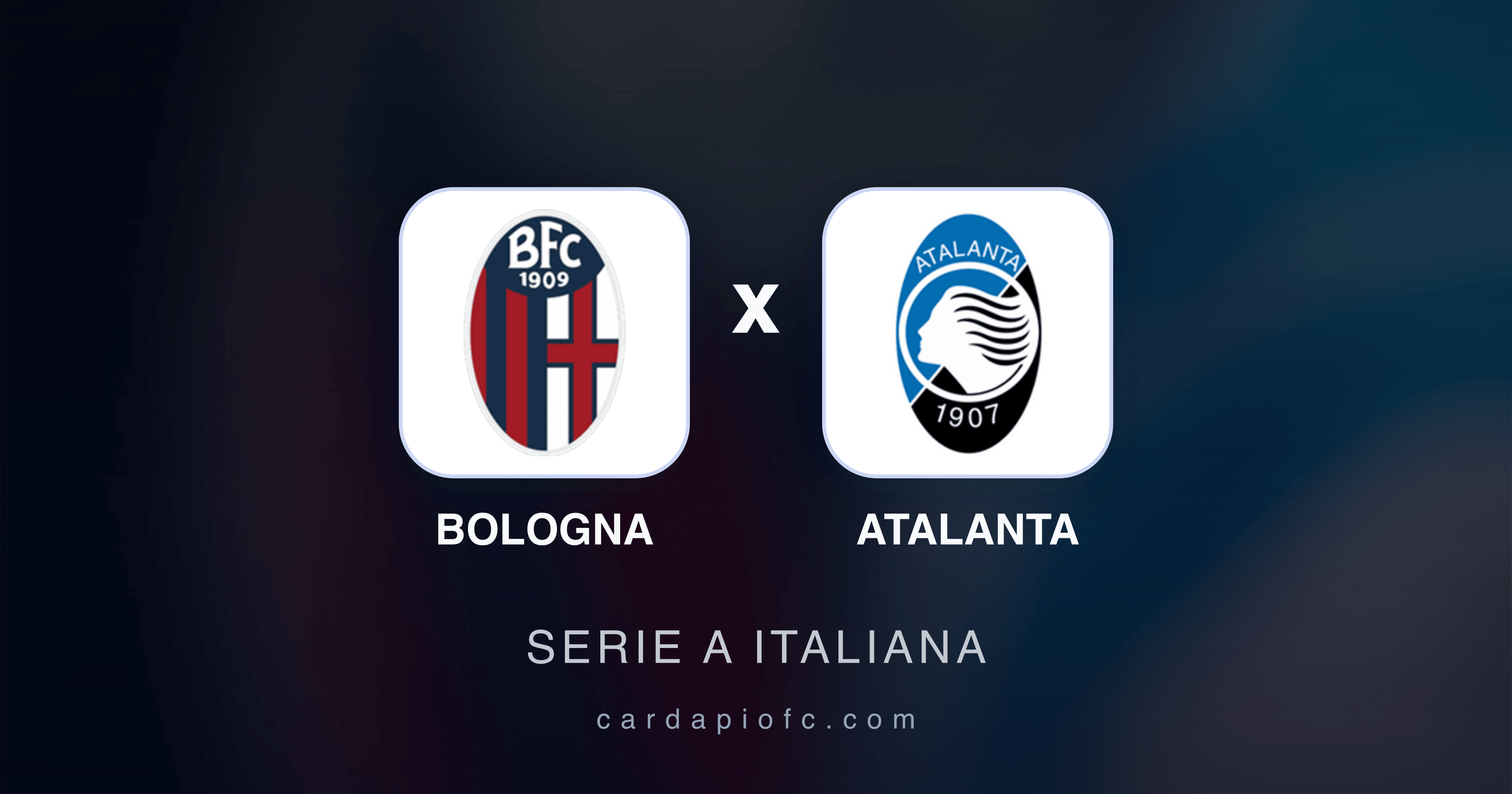 Prévia da transmissão de Bologna x Atalanta (Serie A Italiana)