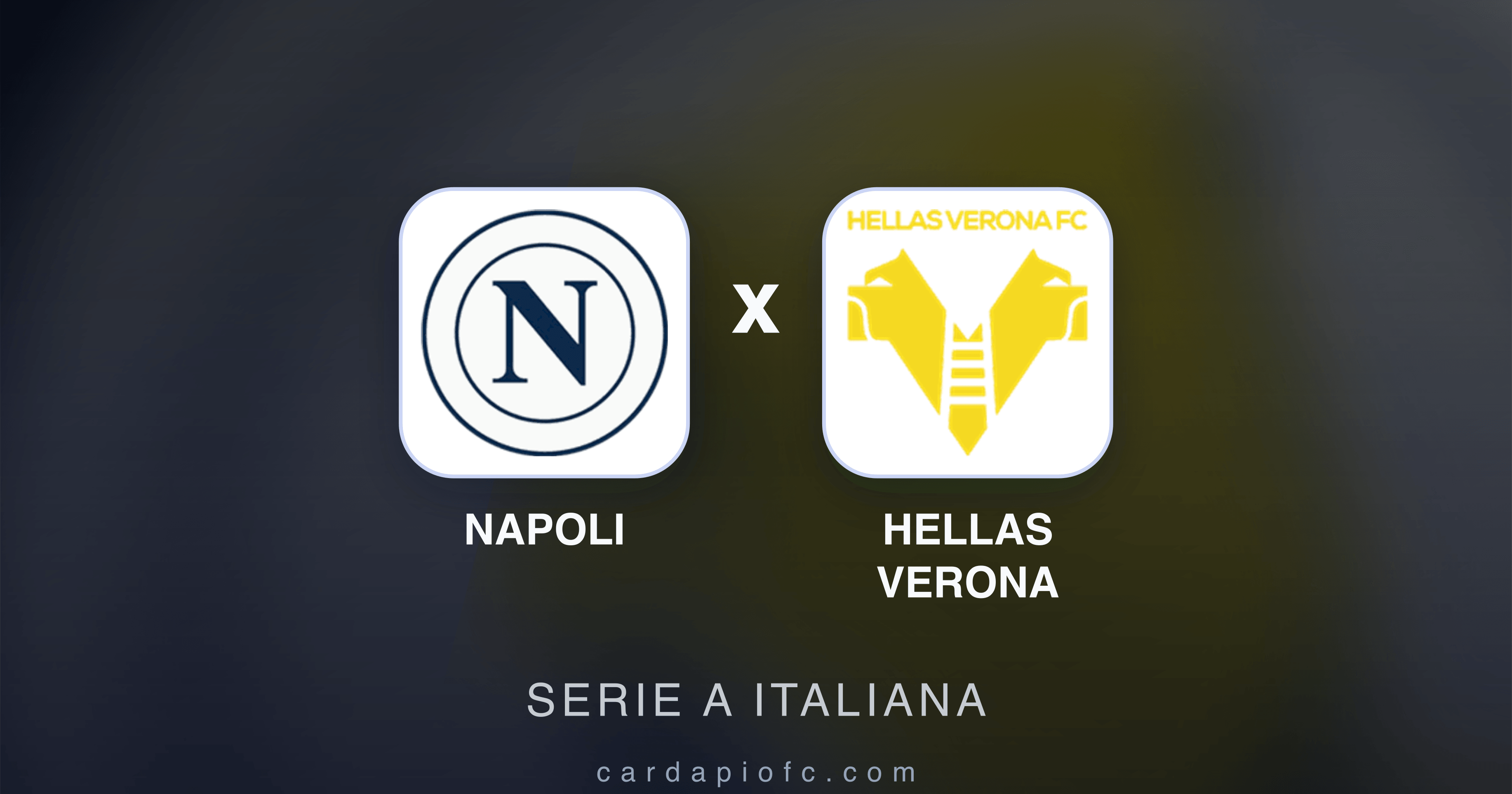 Prévia da transmissão de Napoli x Hellas Verona (Serie A Italiana)