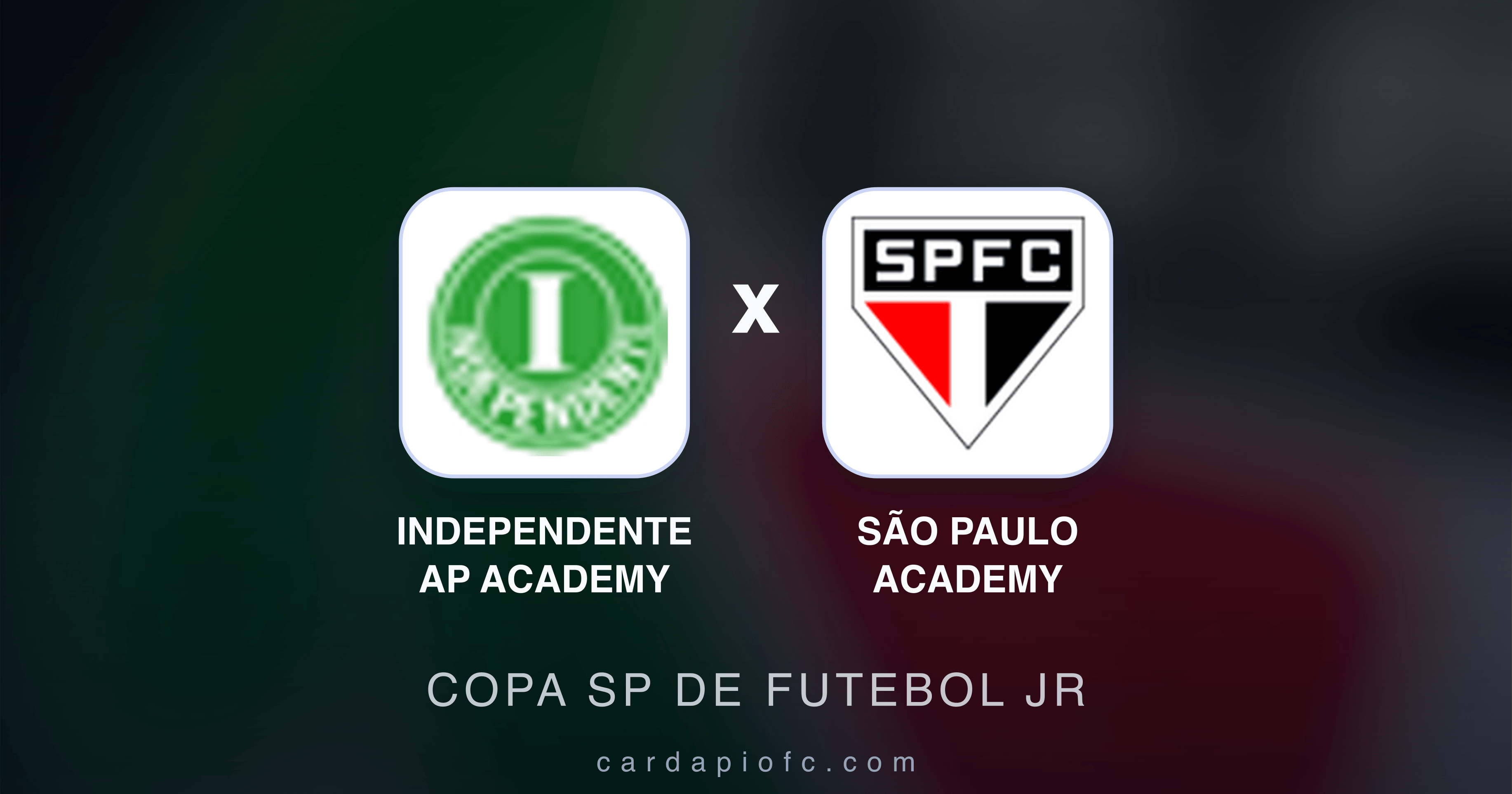 Prévia da transmissão de Independente AP Academy x São Paulo Academy (Copa SP de Futebol JR)