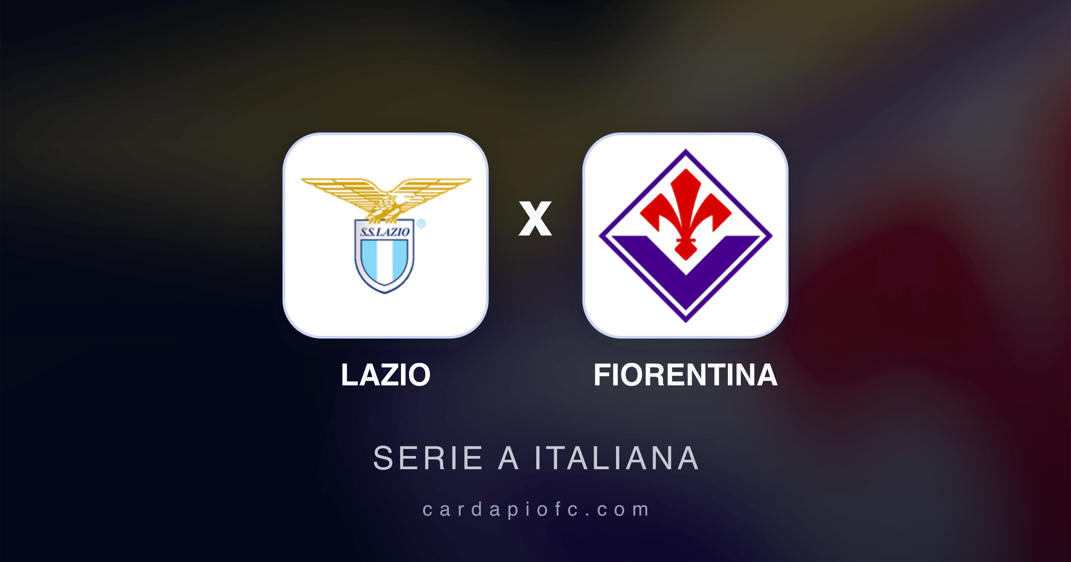 Prévia da transmissão de Lazio x Fiorentina (Serie A Italiana)