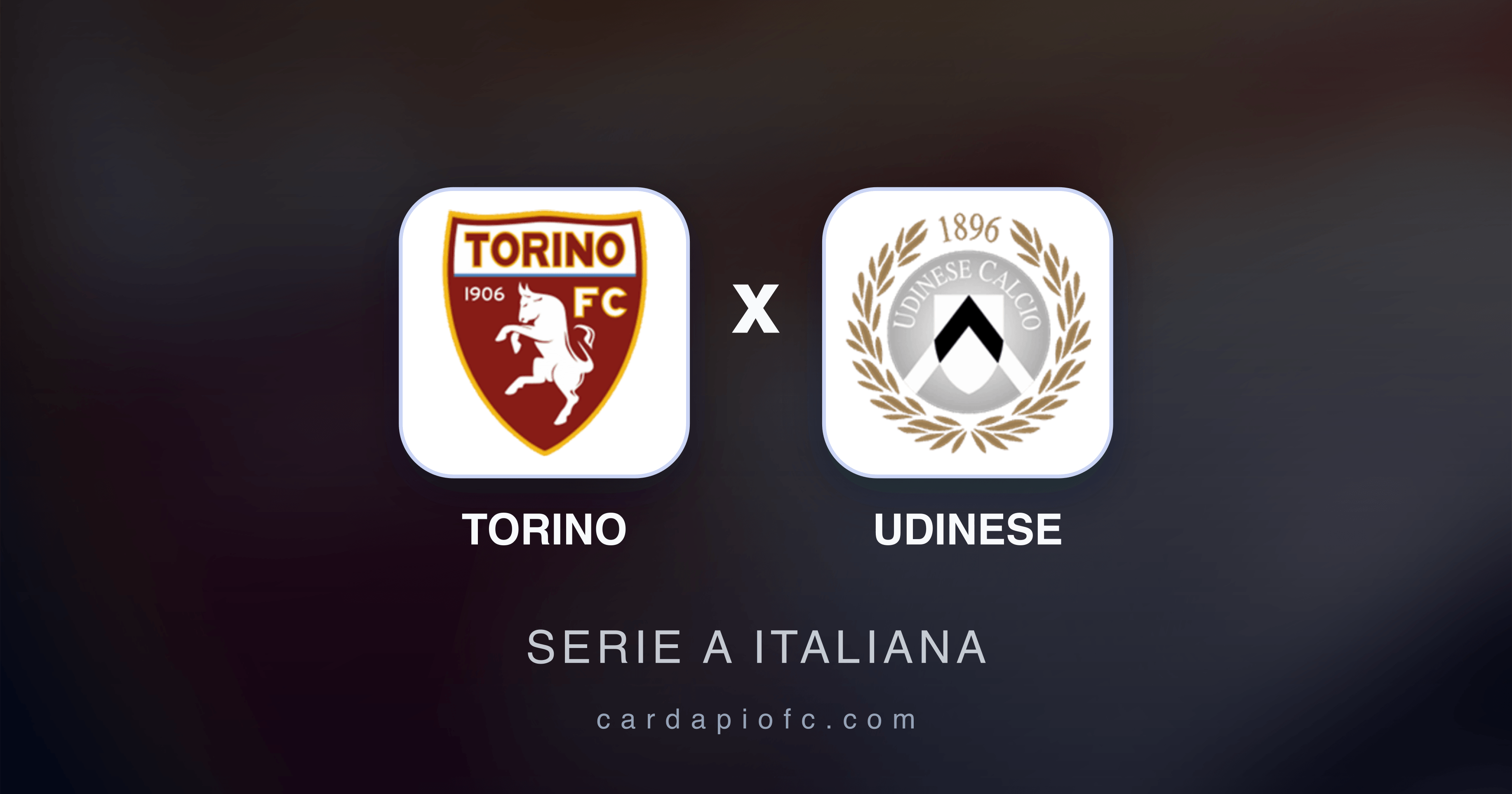 Prévia da transmissão de Torino x Udinese (Serie A Italiana)
