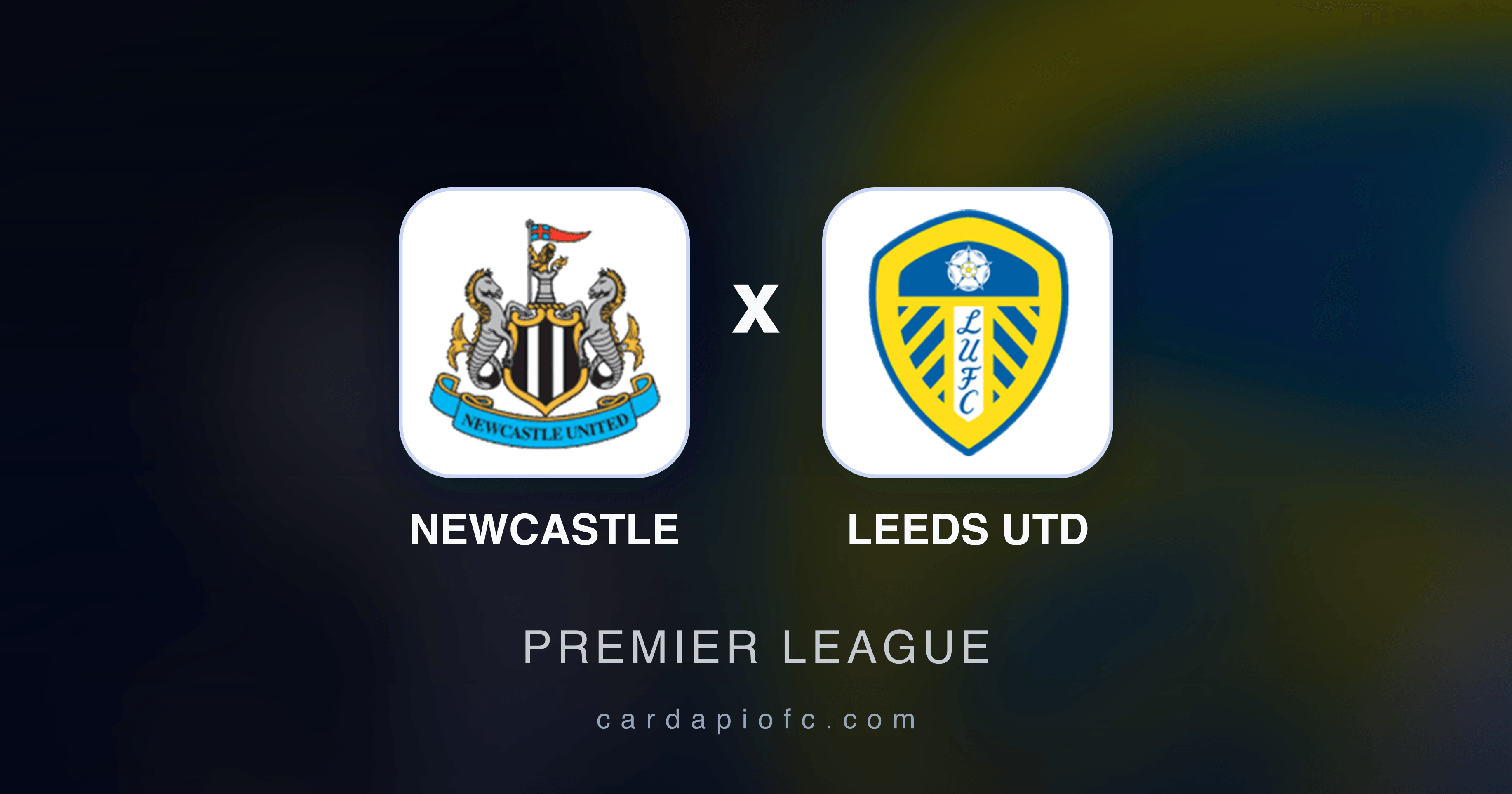 Prévia da transmissão de Newcastle x Leeds Utd (Premier League)