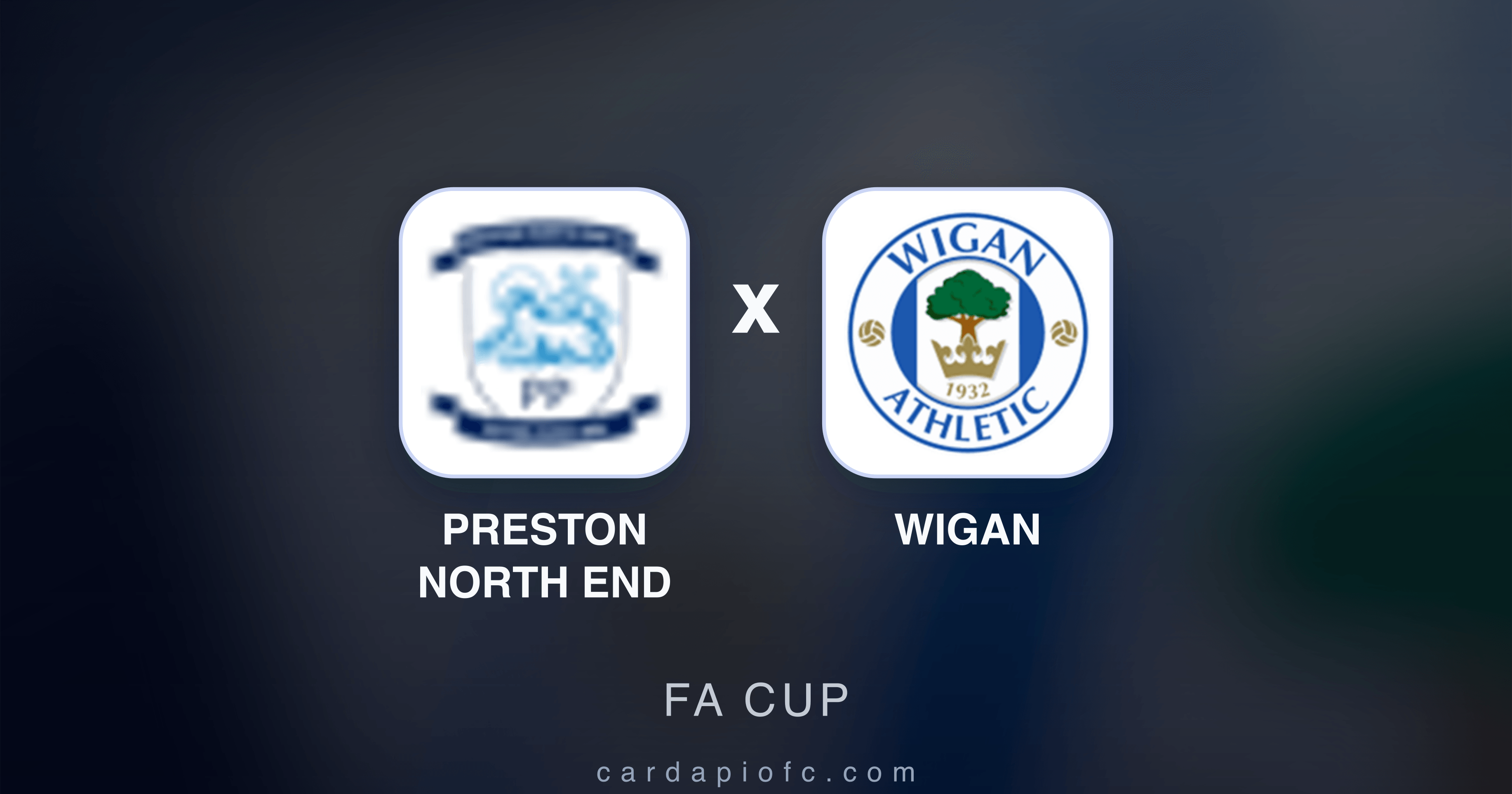 Prévia da transmissão de Preston North End x Wigan (FA Cup)