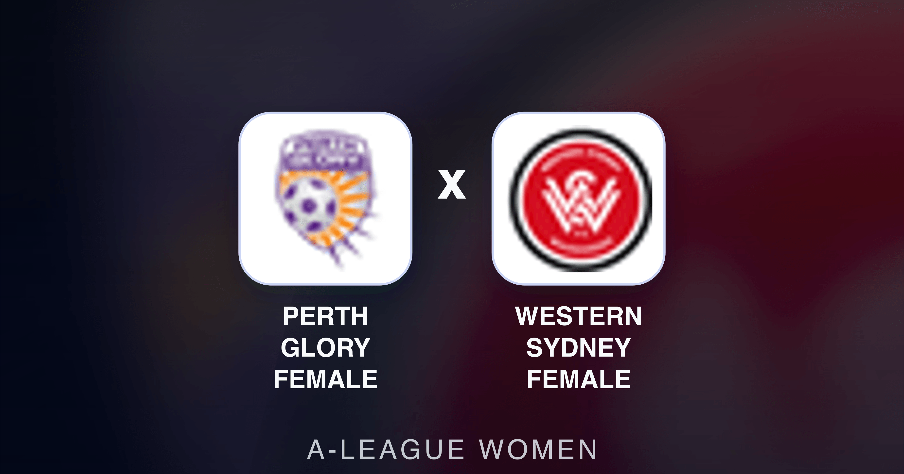 Prévia da transmissão de Perth Glory Female x Western Sydney Female (A-League Women)
