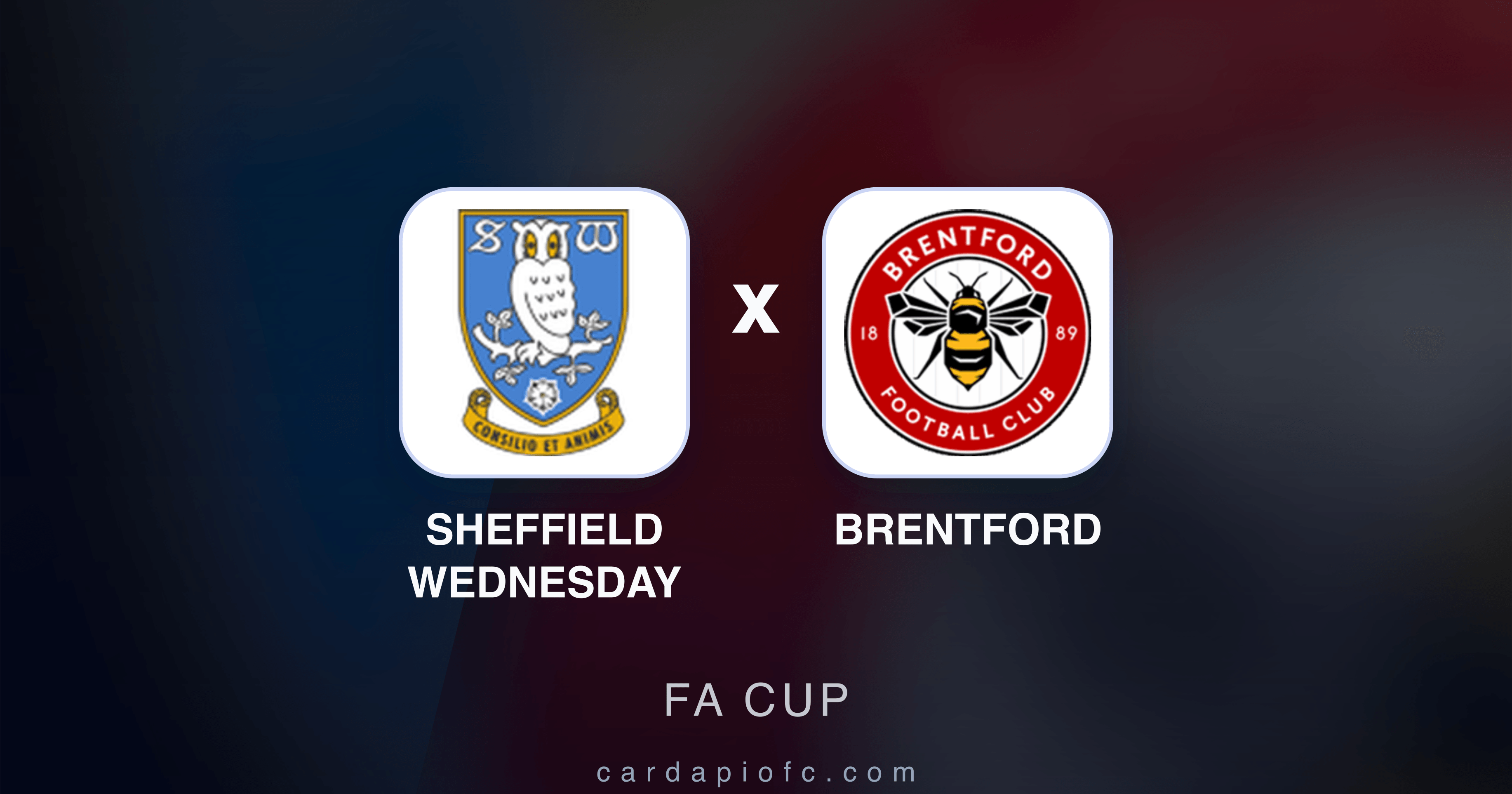Prévia da transmissão de Sheffield Wednesday x Brentford (FA Cup)