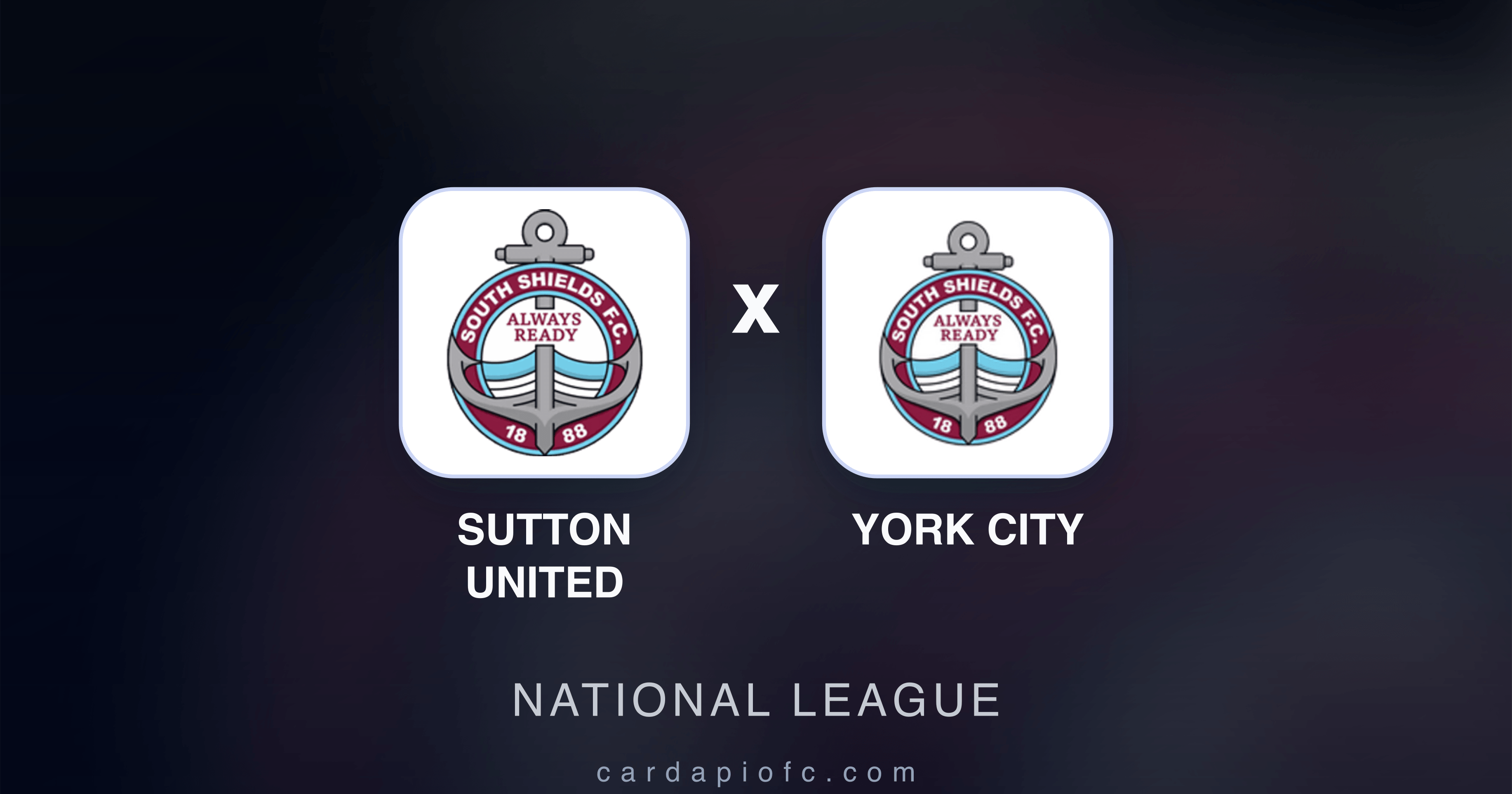 Prévia da transmissão de Sutton United x York City (National League)