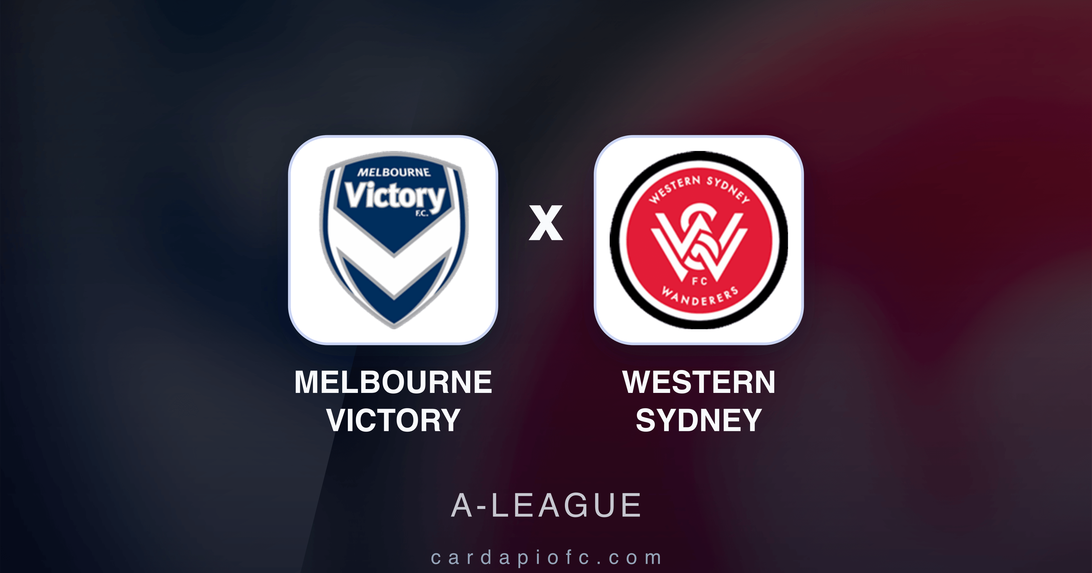 Prévia da transmissão de Melbourne Victory x Western Sydney (A-League)