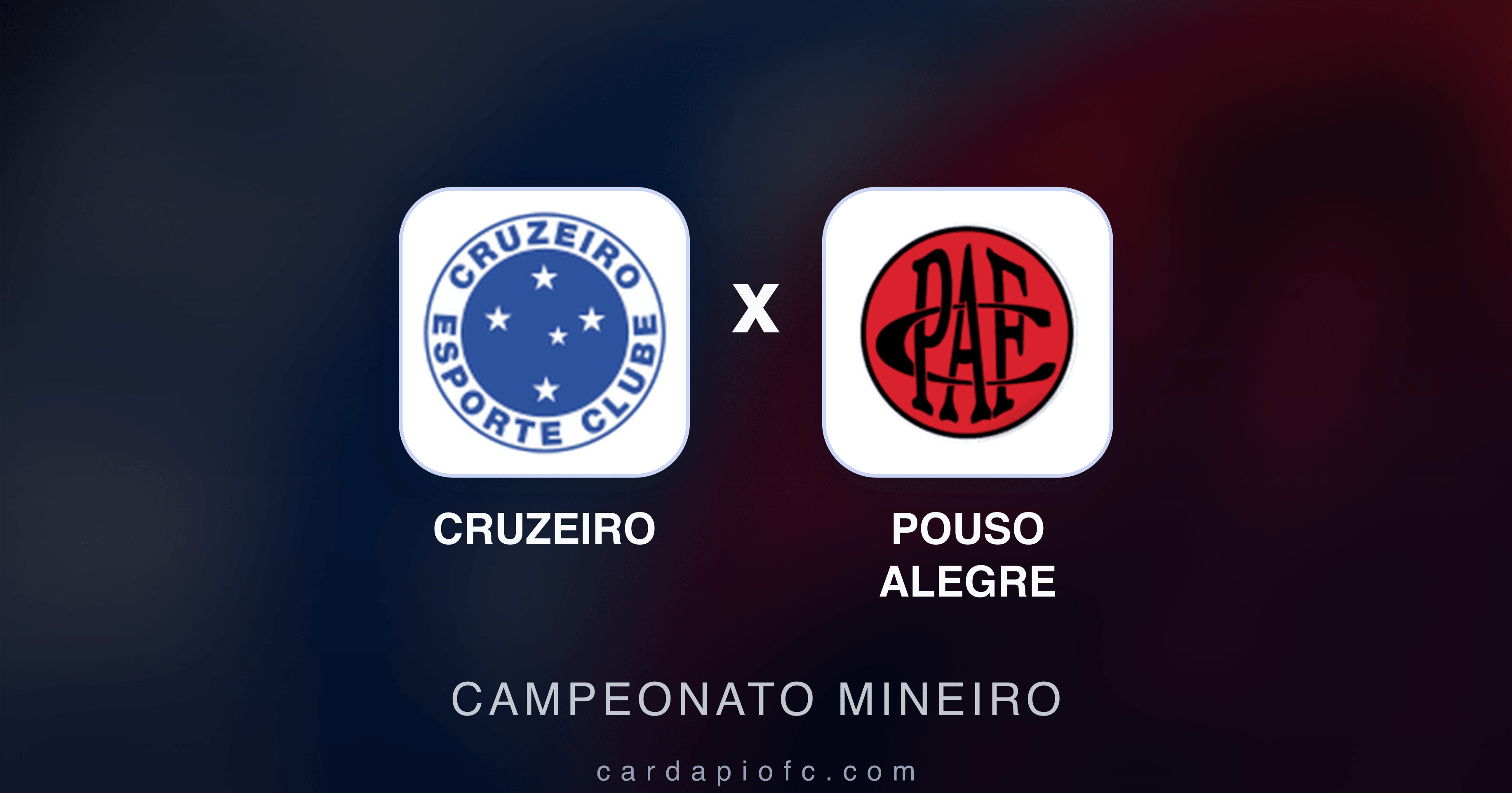 Prévia da transmissão de Cruzeiro x Pouso Alegre (Campeonato Mineiro)