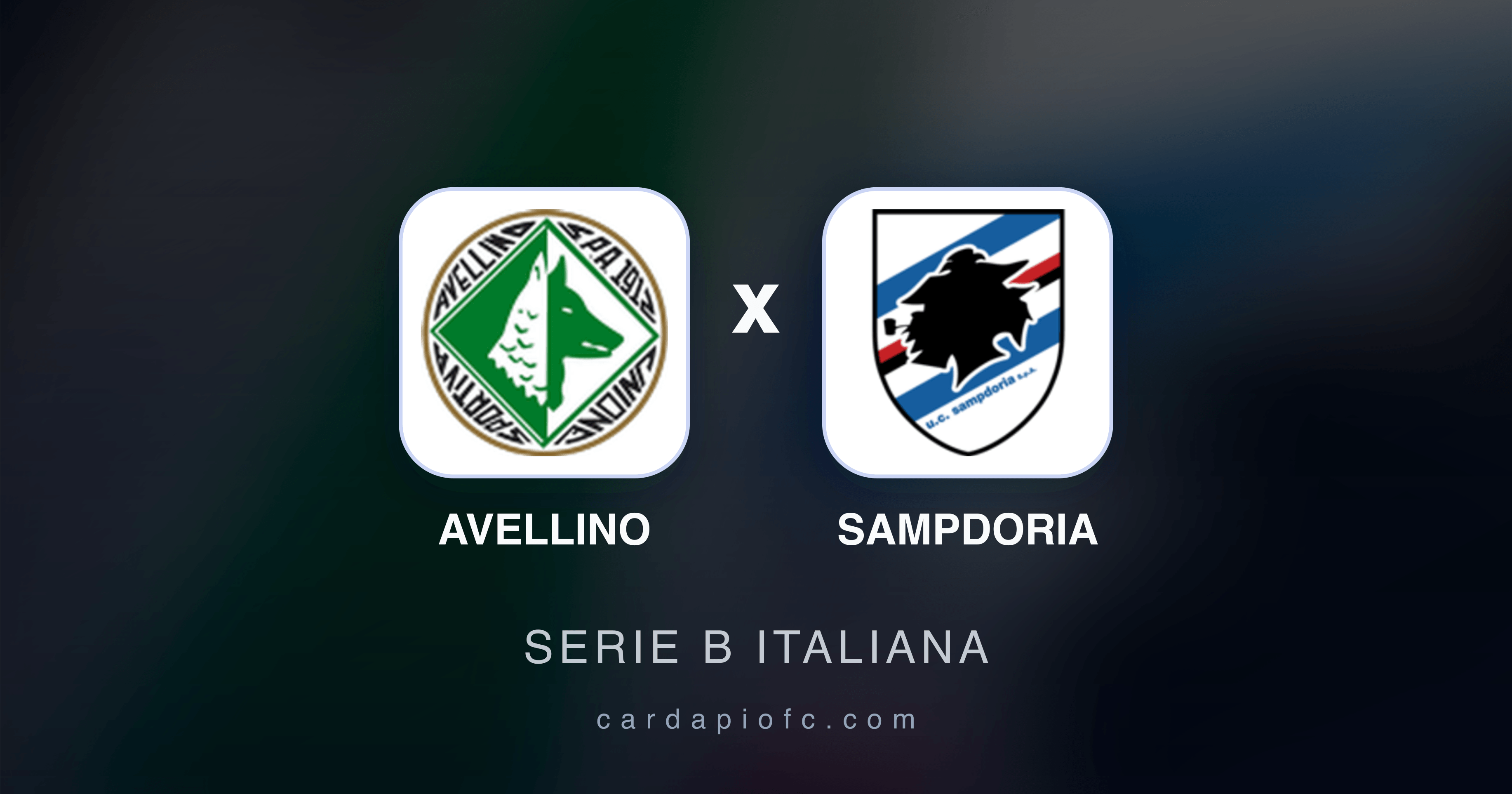 Prévia da transmissão de Avellino x Sampdoria (Serie B Italiana)