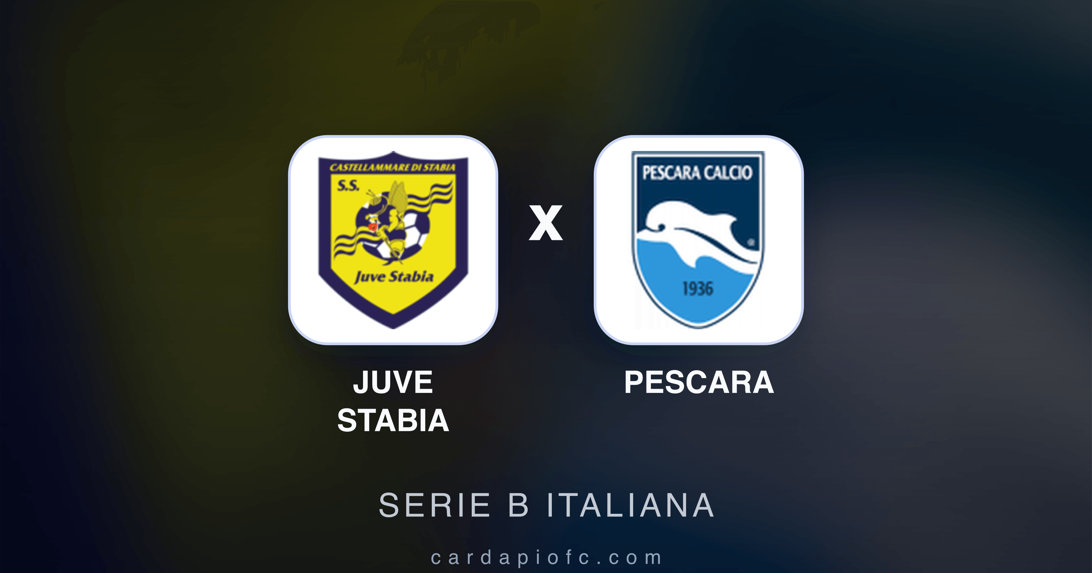 Prévia da transmissão de Juve Stabia x Pescara (Serie B Italiana)