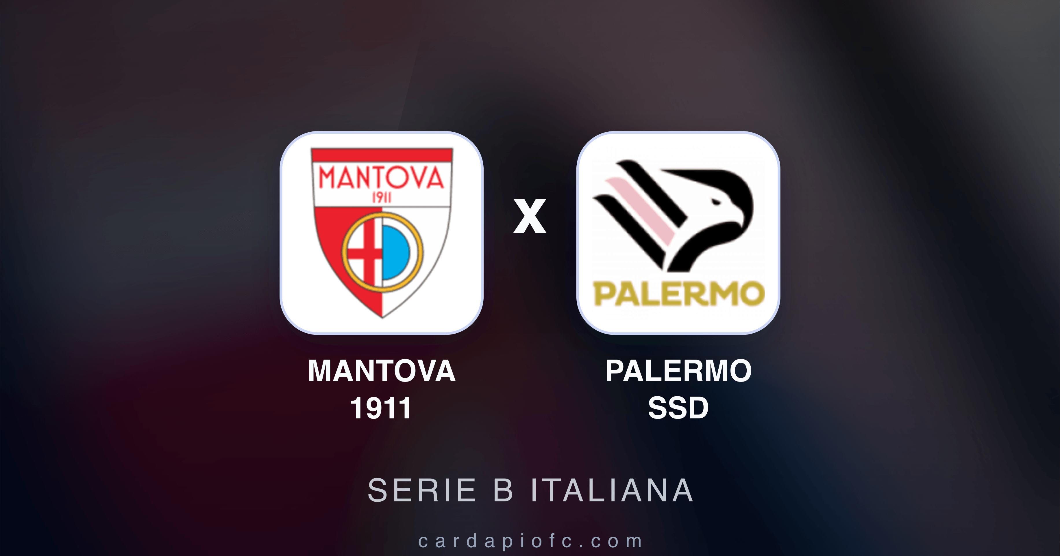 Prévia da transmissão de Mantova 1911 x Palermo SSD (Serie B Italiana)