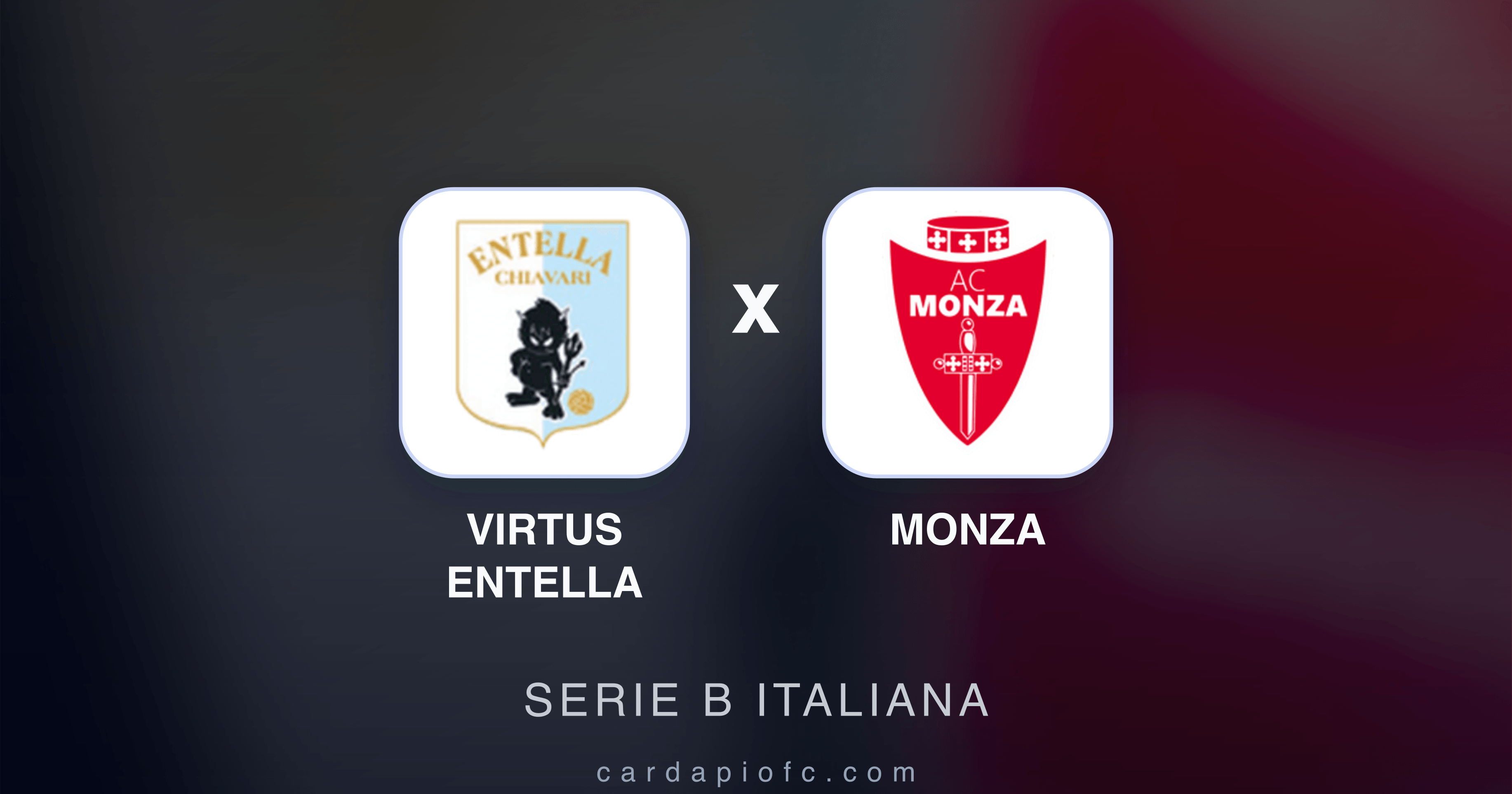 Prévia da transmissão de Virtus Entella x Monza (Serie B Italiana)